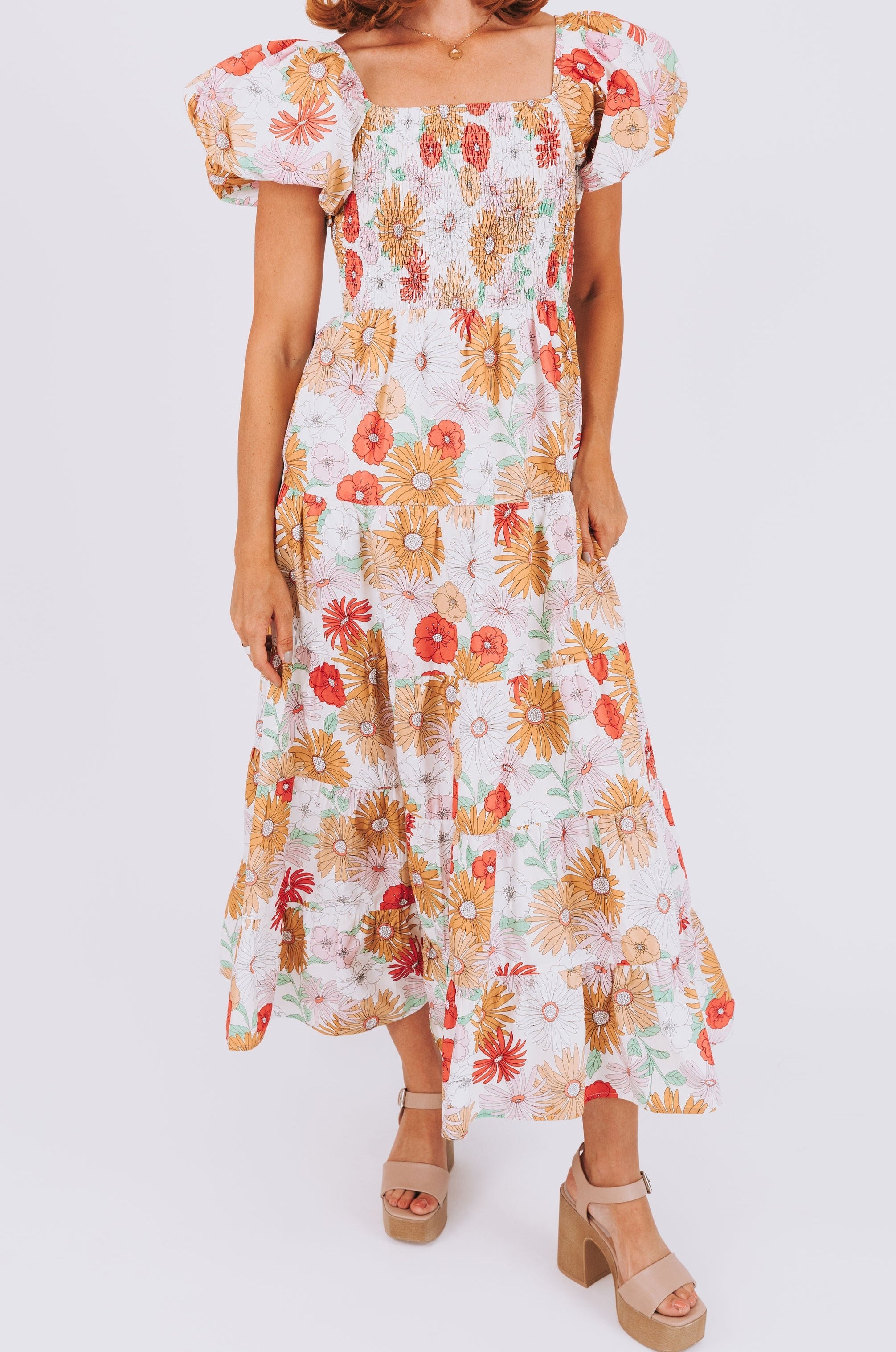 Flowing Flowers Dress