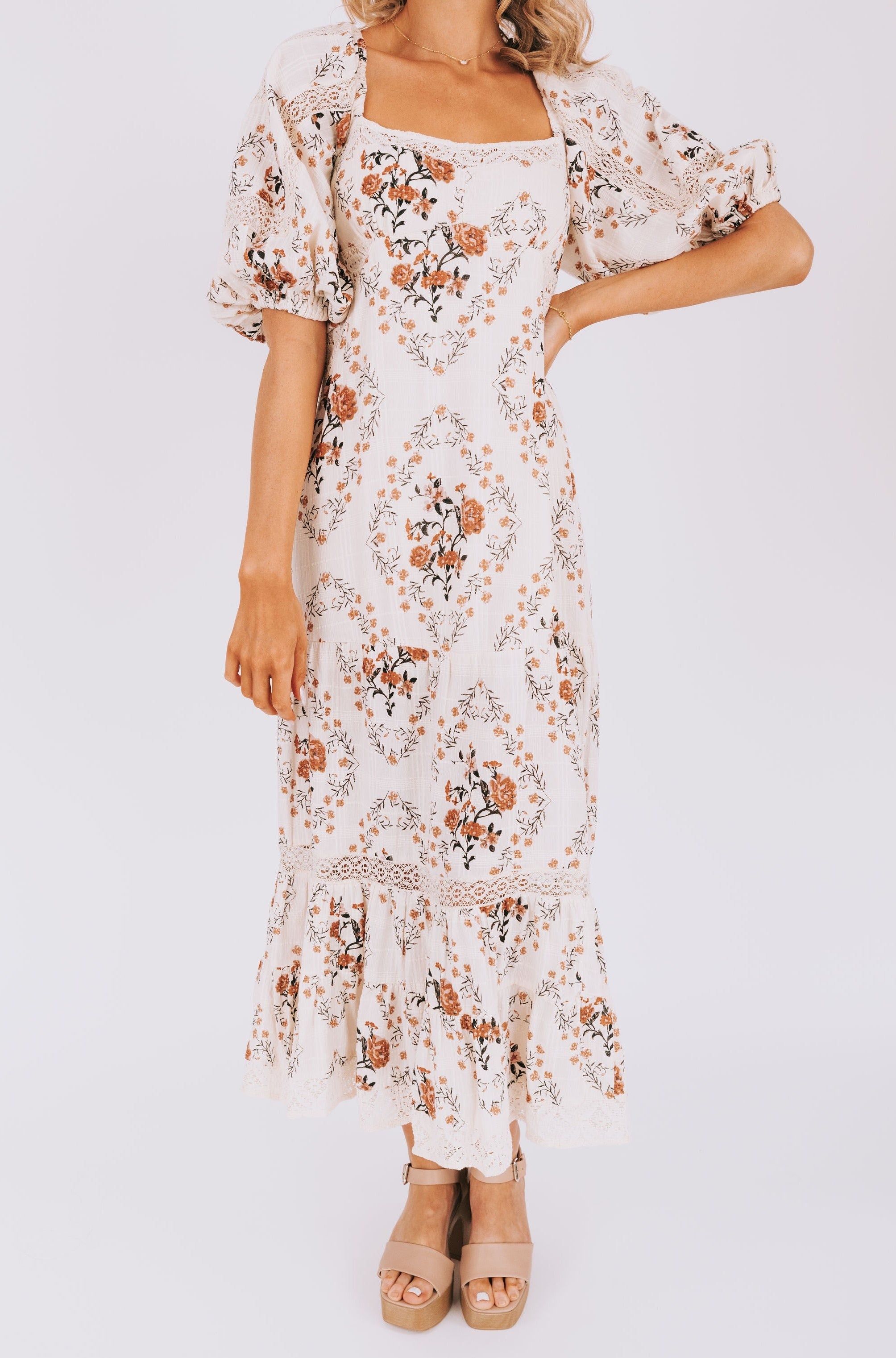 Free people white floral dress hotsell