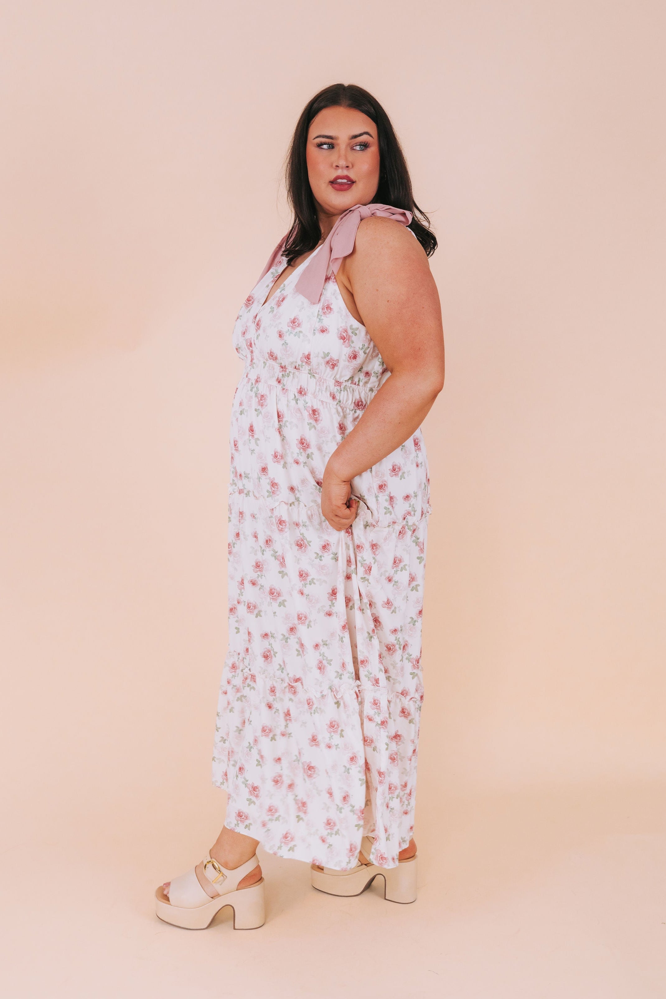 Plus size pink overall dress hotsell