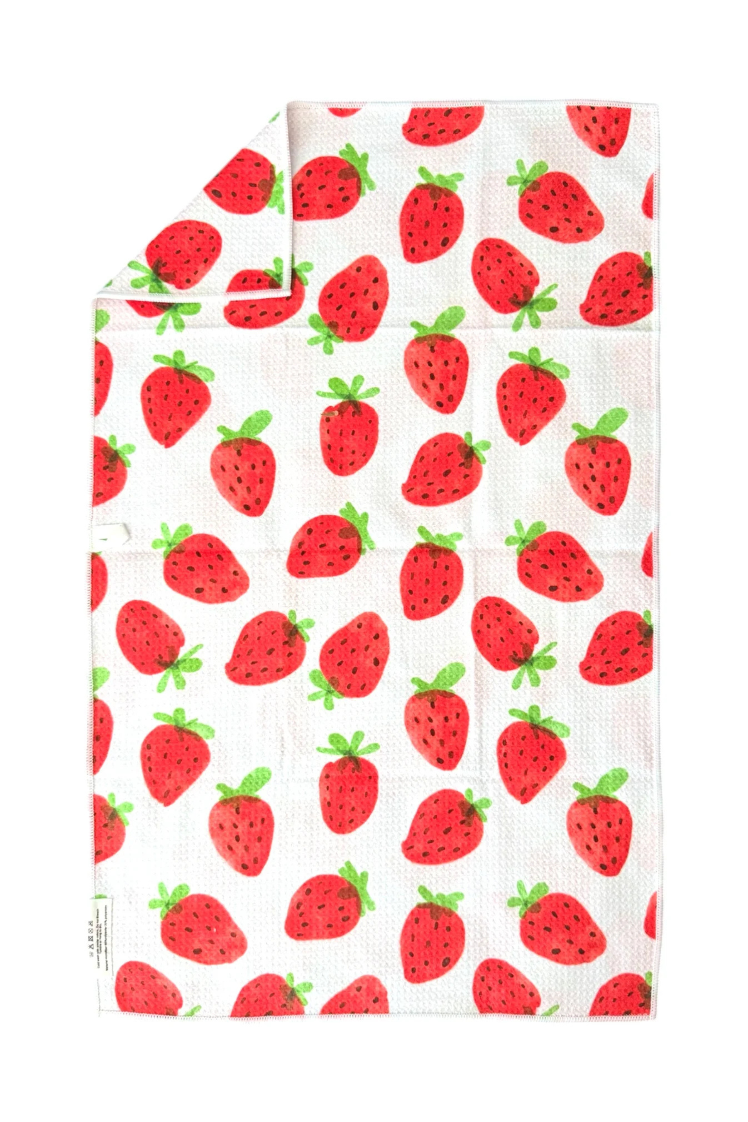 CRAE.HOME - Strawberry Days: Double-Sided Hand Towel