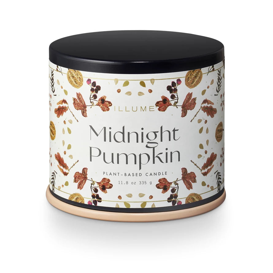 ILLUME - Midnight Pumpkin Vanity Tin Candle