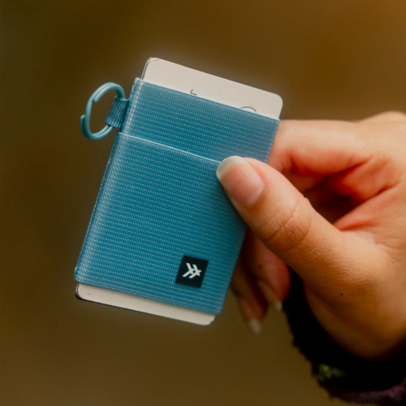 THREAD - Surf Blue Elastic Wallet