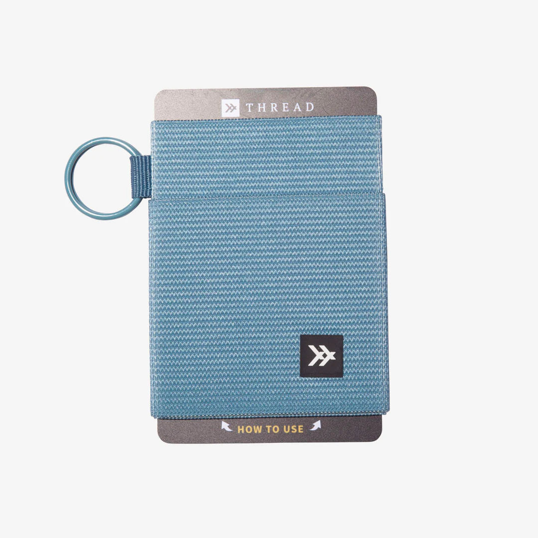 THREAD - Surf Blue Elastic Wallet