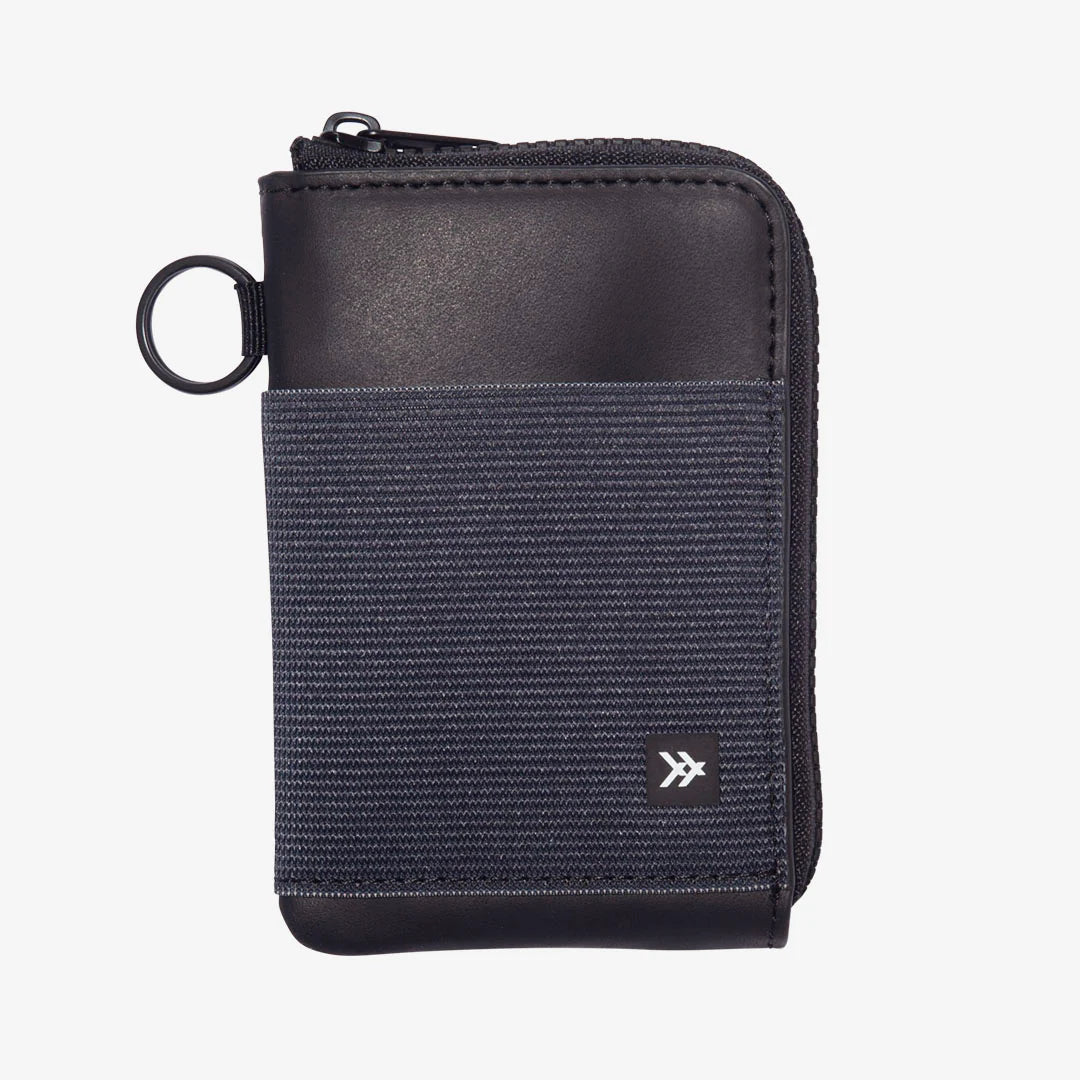 THREAD - Black Zipper Wallet