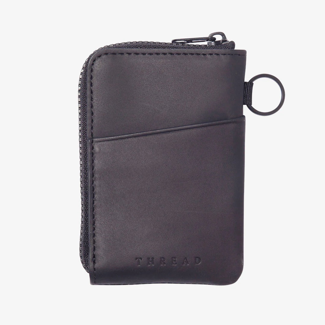 THREAD - Black Zipper Wallet