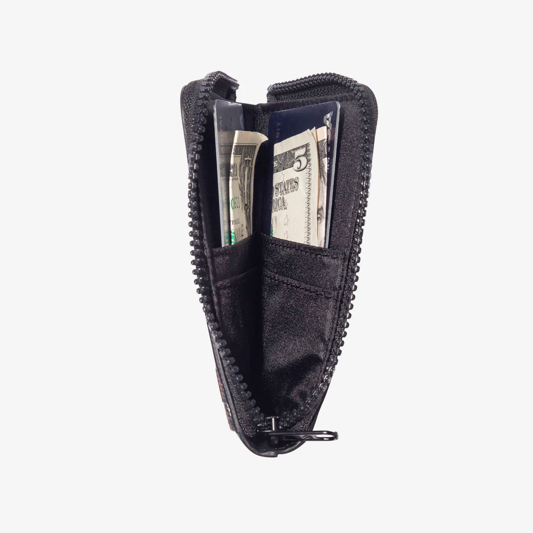 THREAD - Black Zipper Wallet