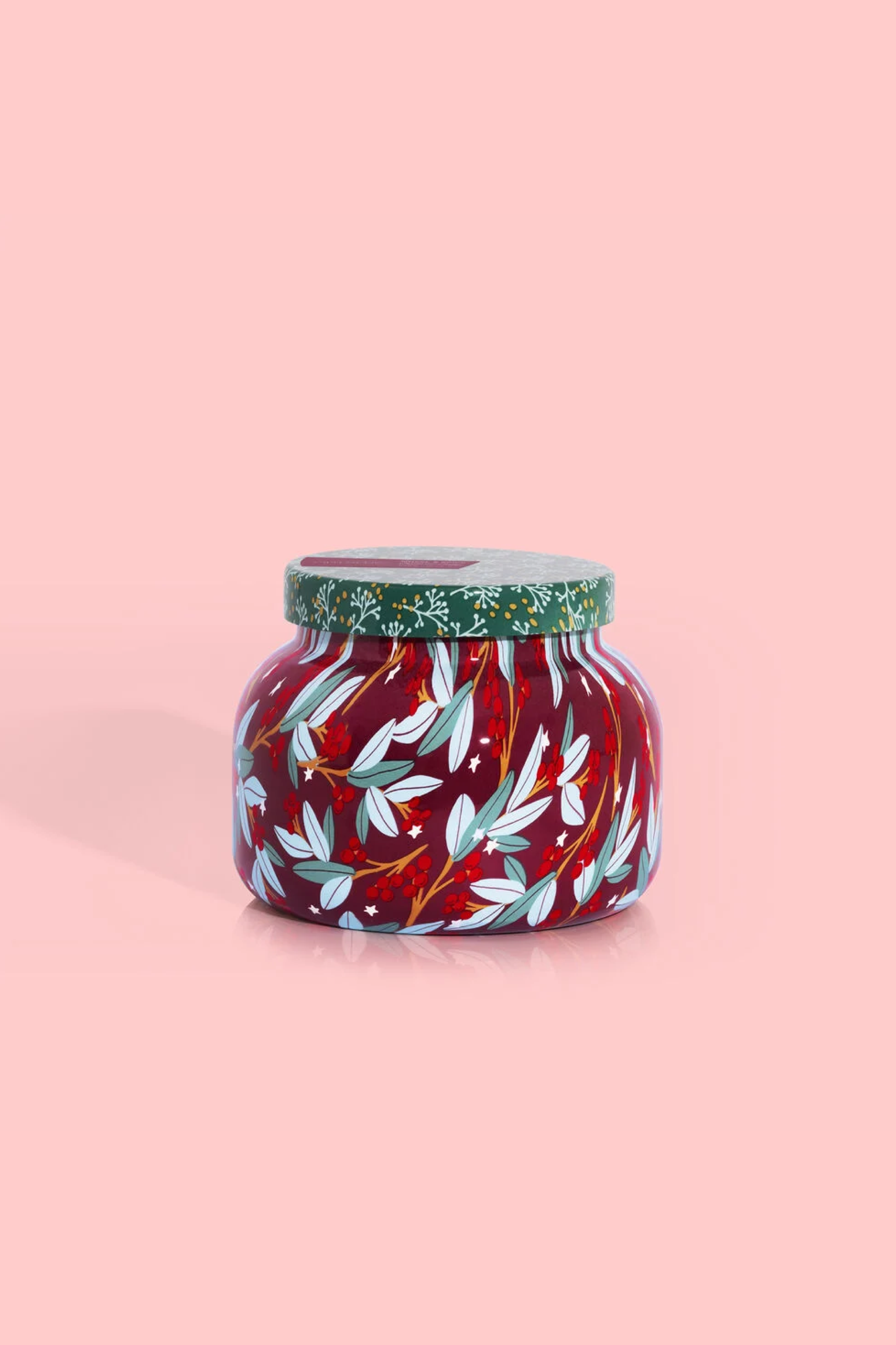 CAPRI BLUE - Tinsel & Spice Holiday Pattern Play Signature Jar, 19 oz