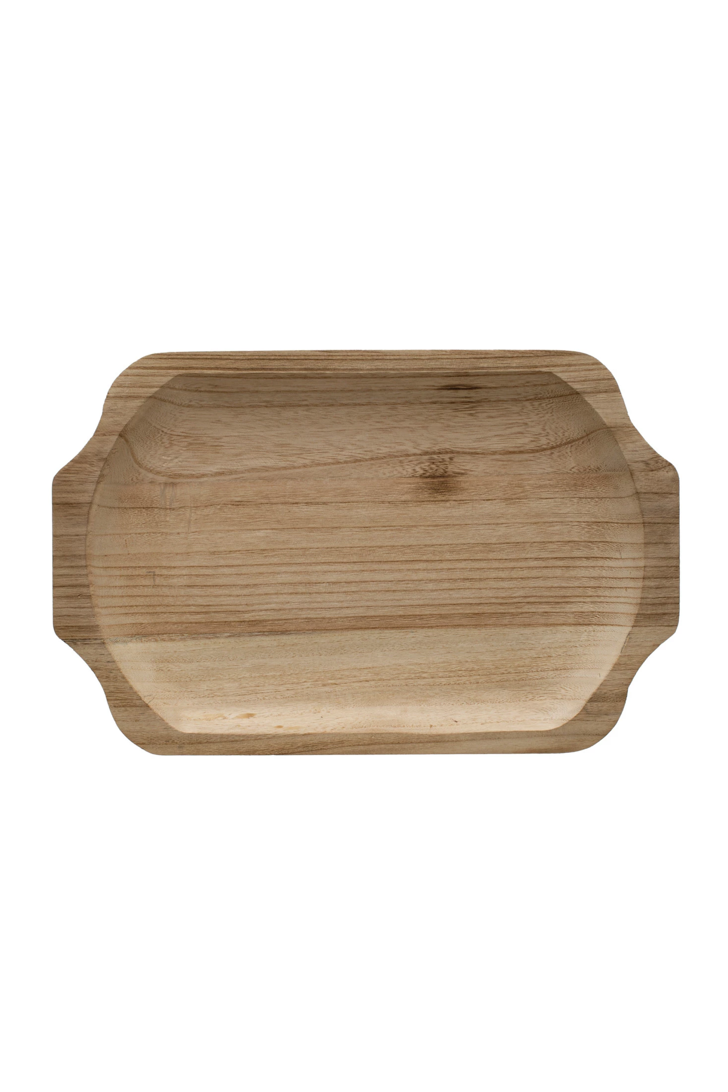 Decorative Paulownia Wood Tray, Natural