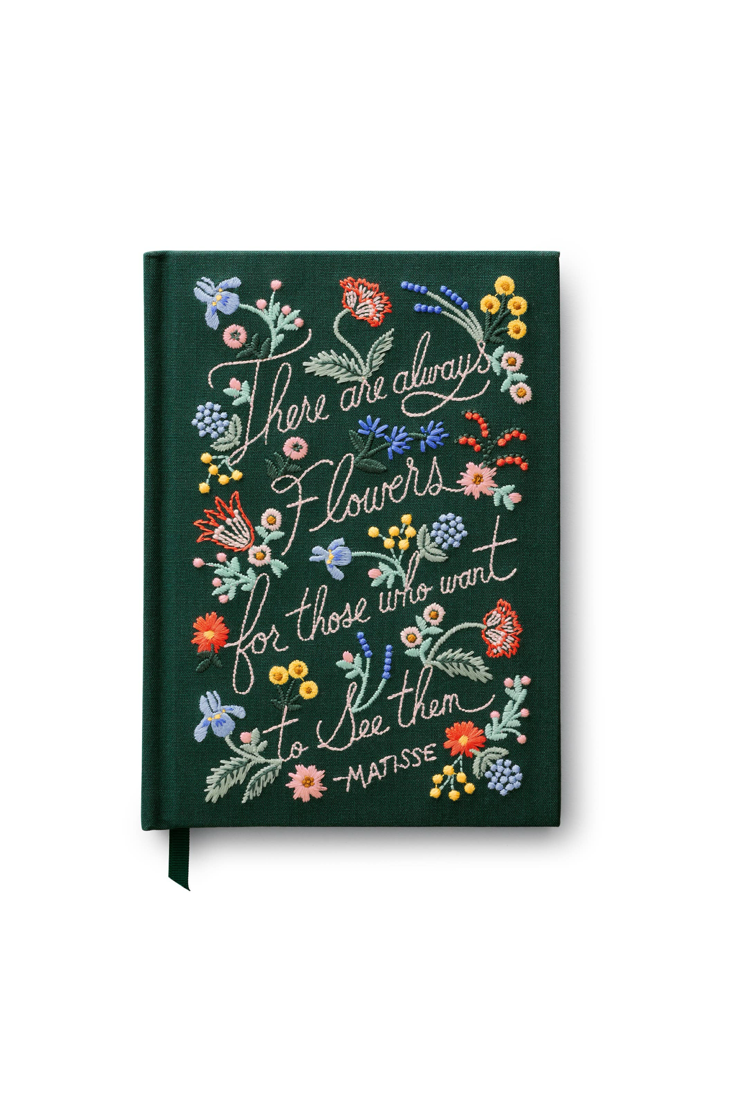 RIFLE PAPER CO - There Are Always Flowers Embroidered Journal