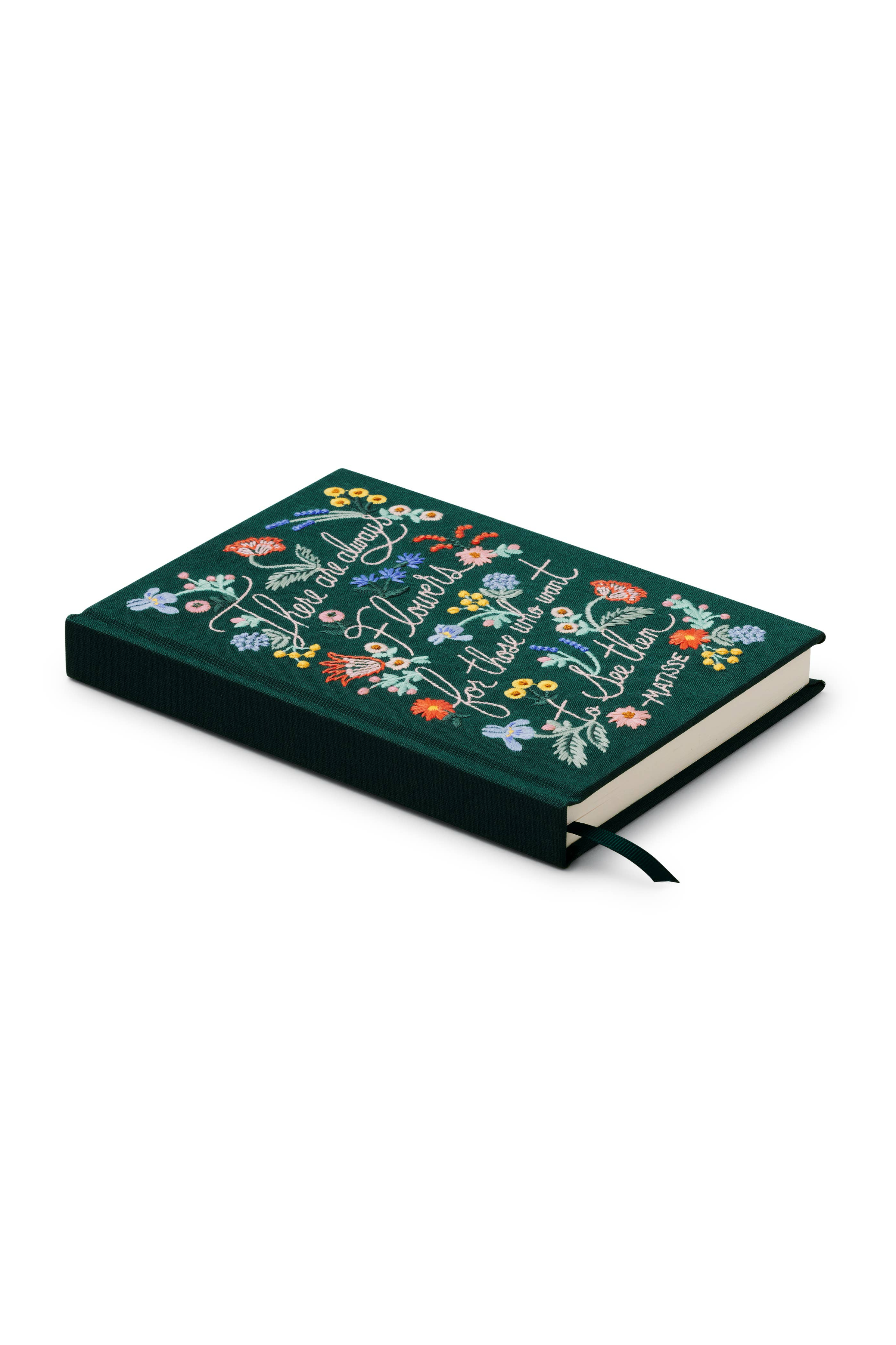 RIFLE PAPER CO - There Are Always Flowers Embroidered Journal