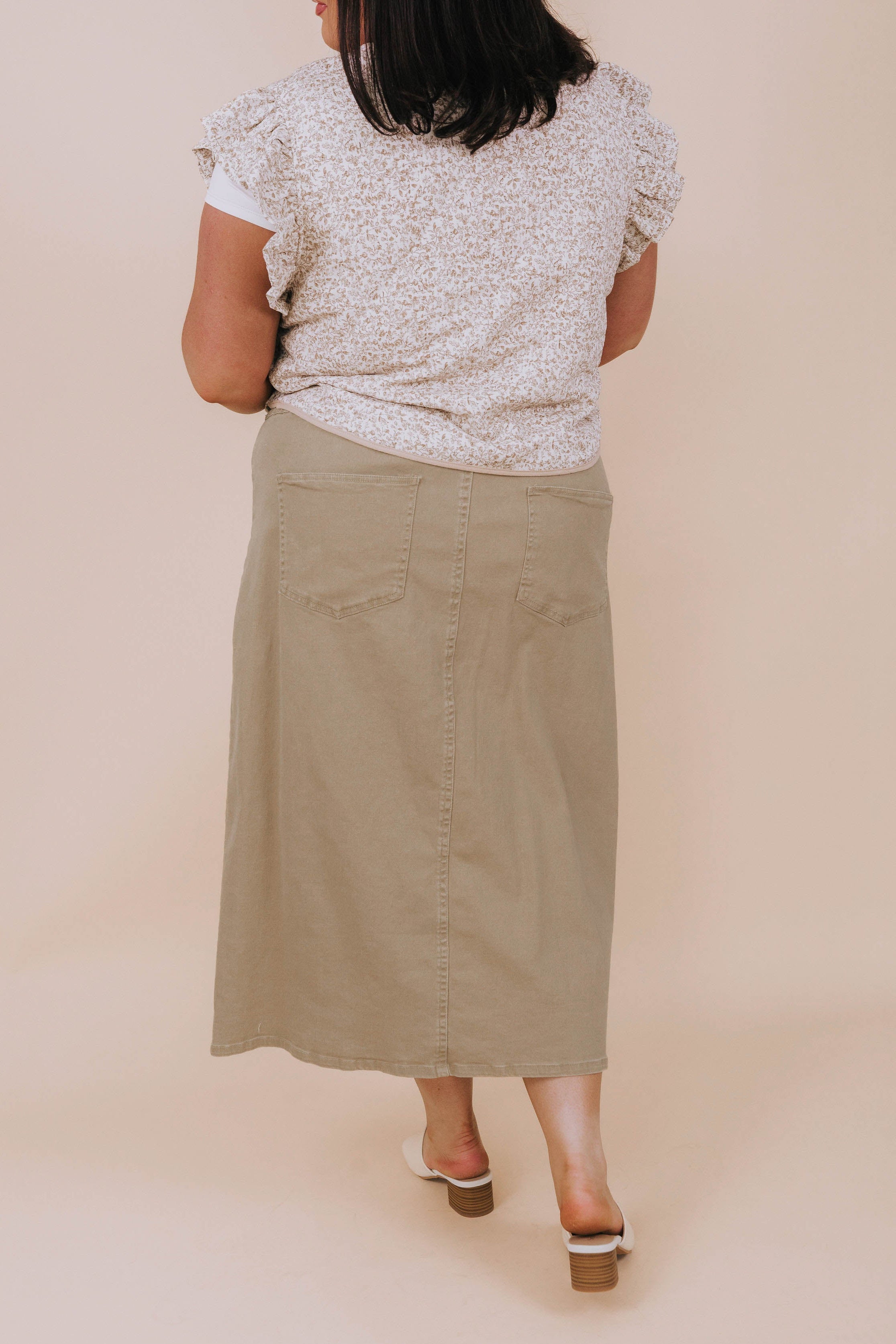 PLUS SIZE - Sweet Pea Skirt