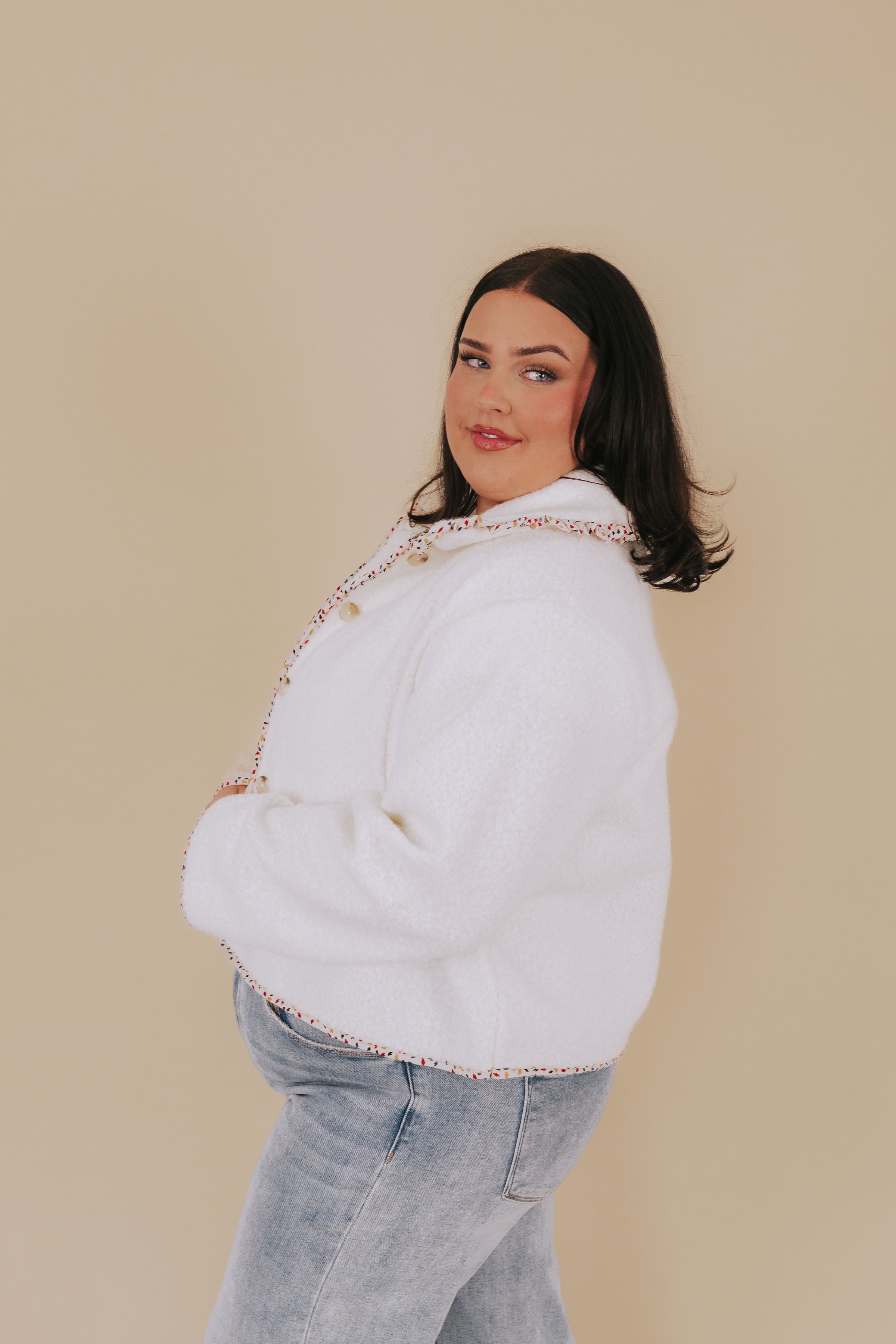 PLUS SIZE - Getting Cozy Jacket