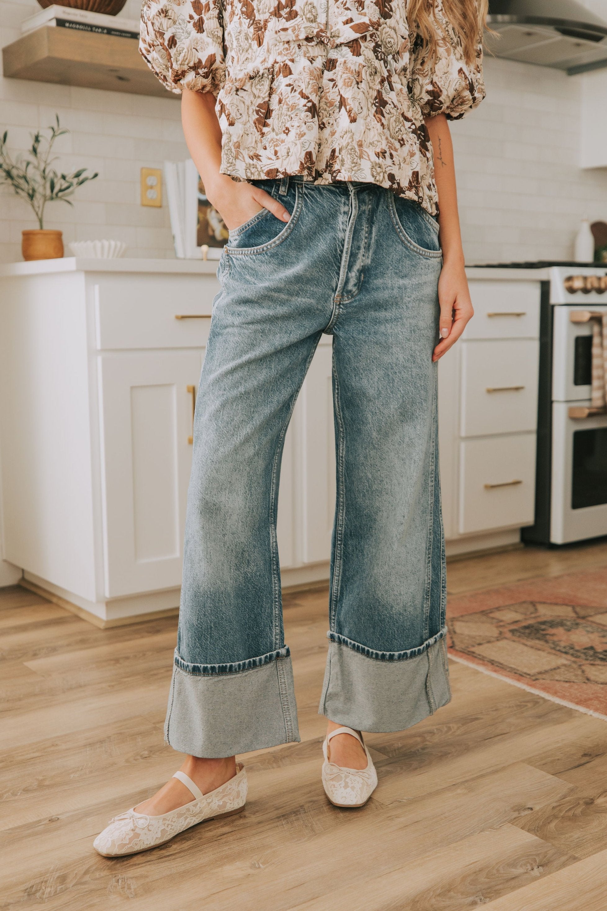 FREE PEOPLE - Final Countdown Mid Rise Pants - 2 Colors!