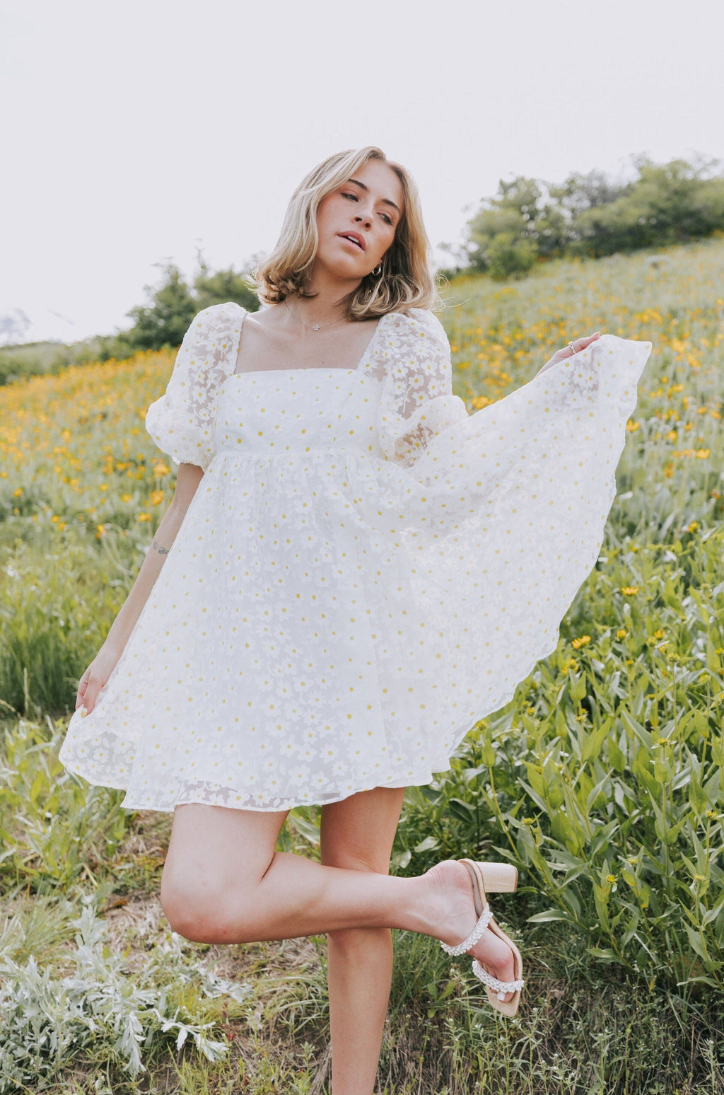 Meadow Daisy Mini Dress