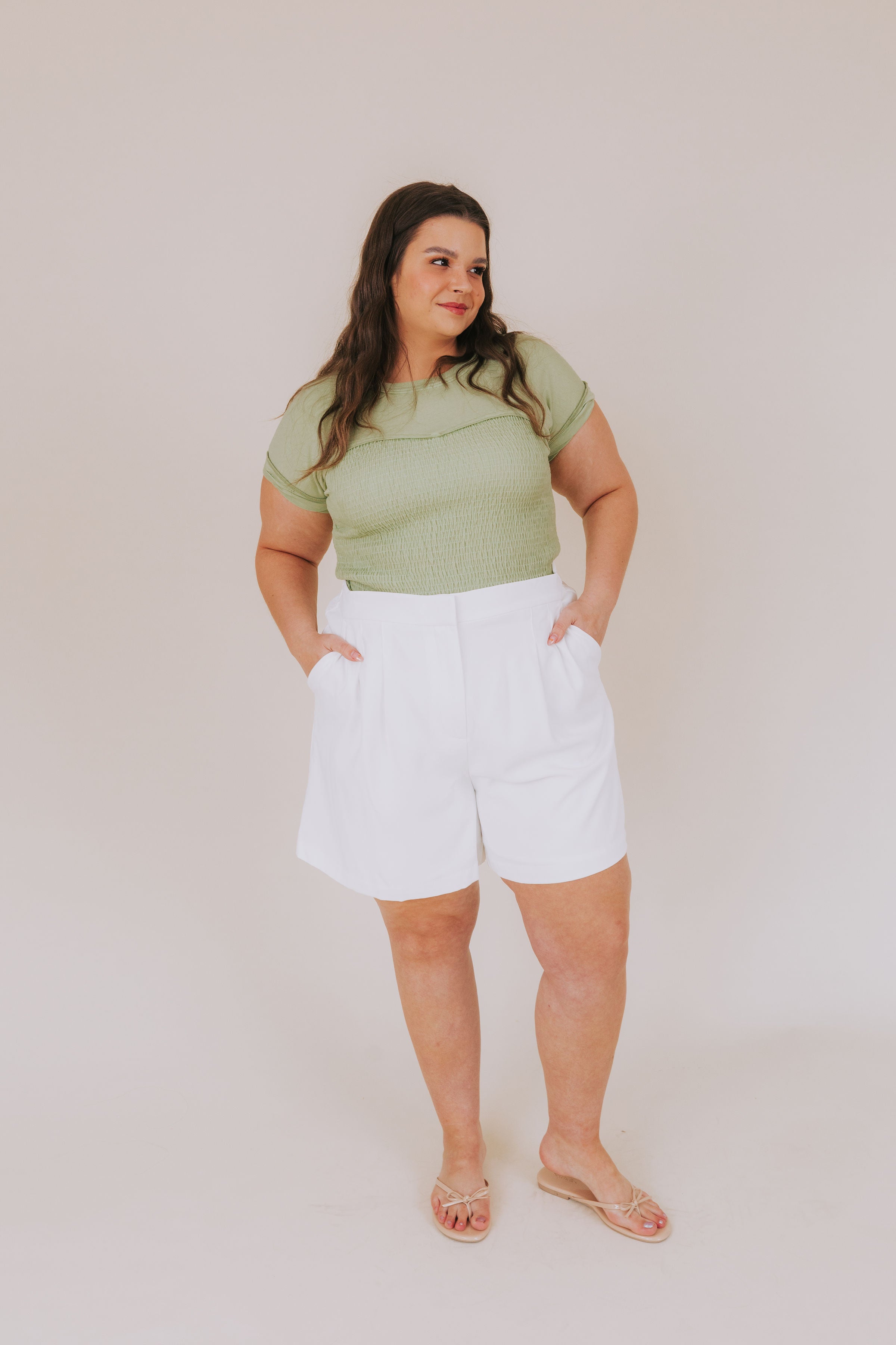 PLUS SIZE - Cloud Nine Shorts