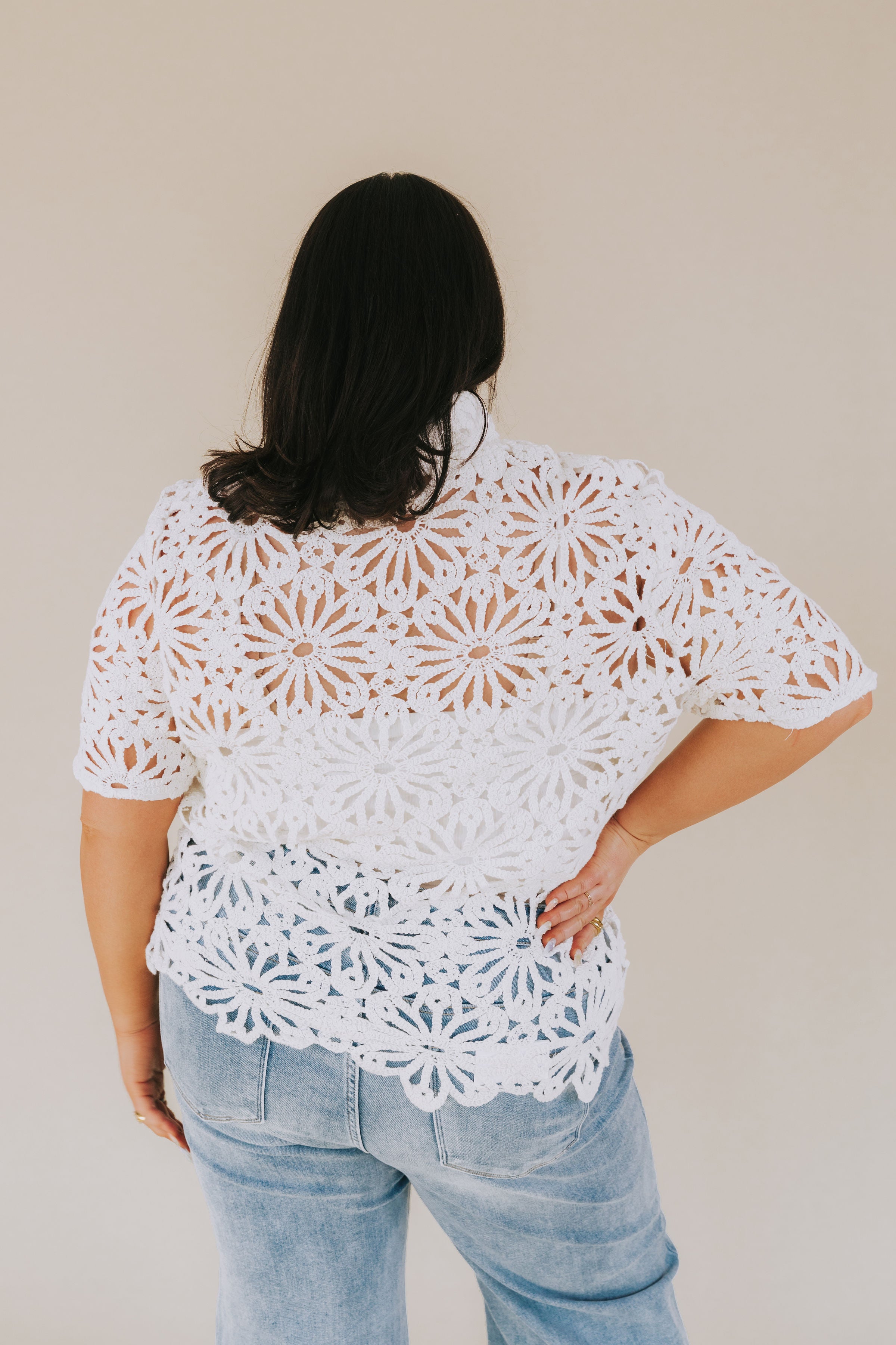 PLUS SIZE - Forget Me Not Top