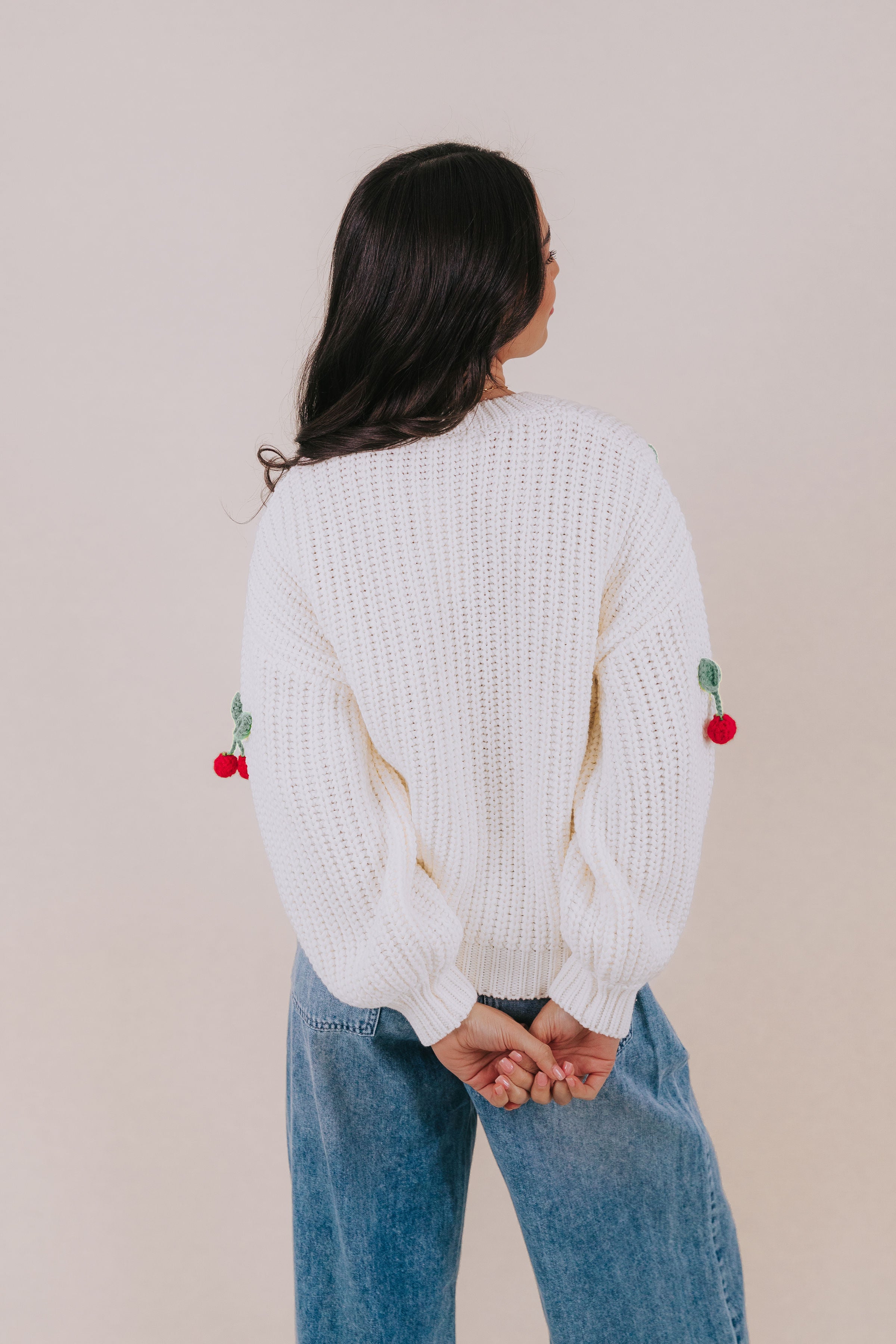 Cherry Bombshell Sweater