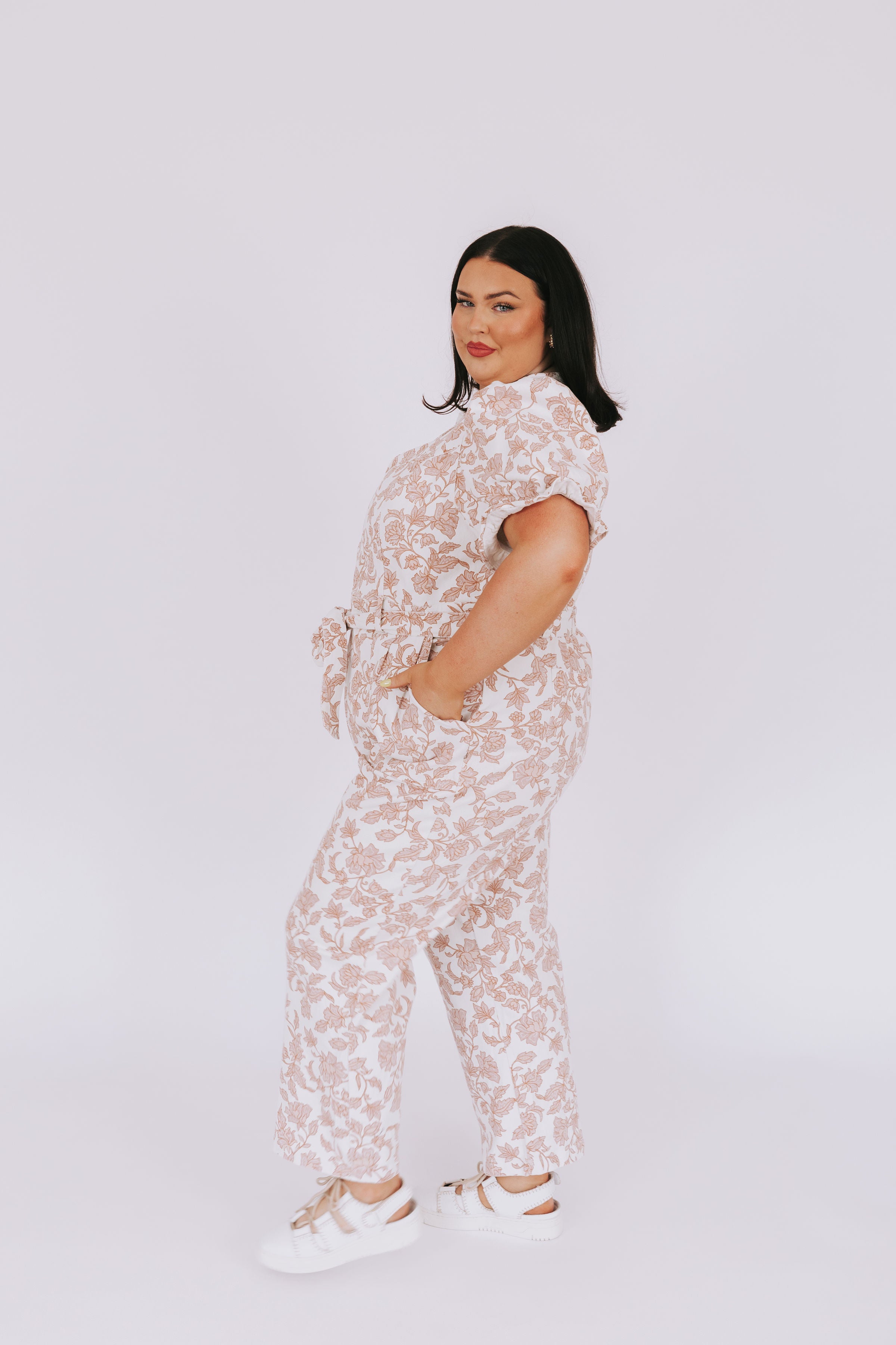 PLUS SIZE - On Wednesdays We Wear Pink Jumpsuit