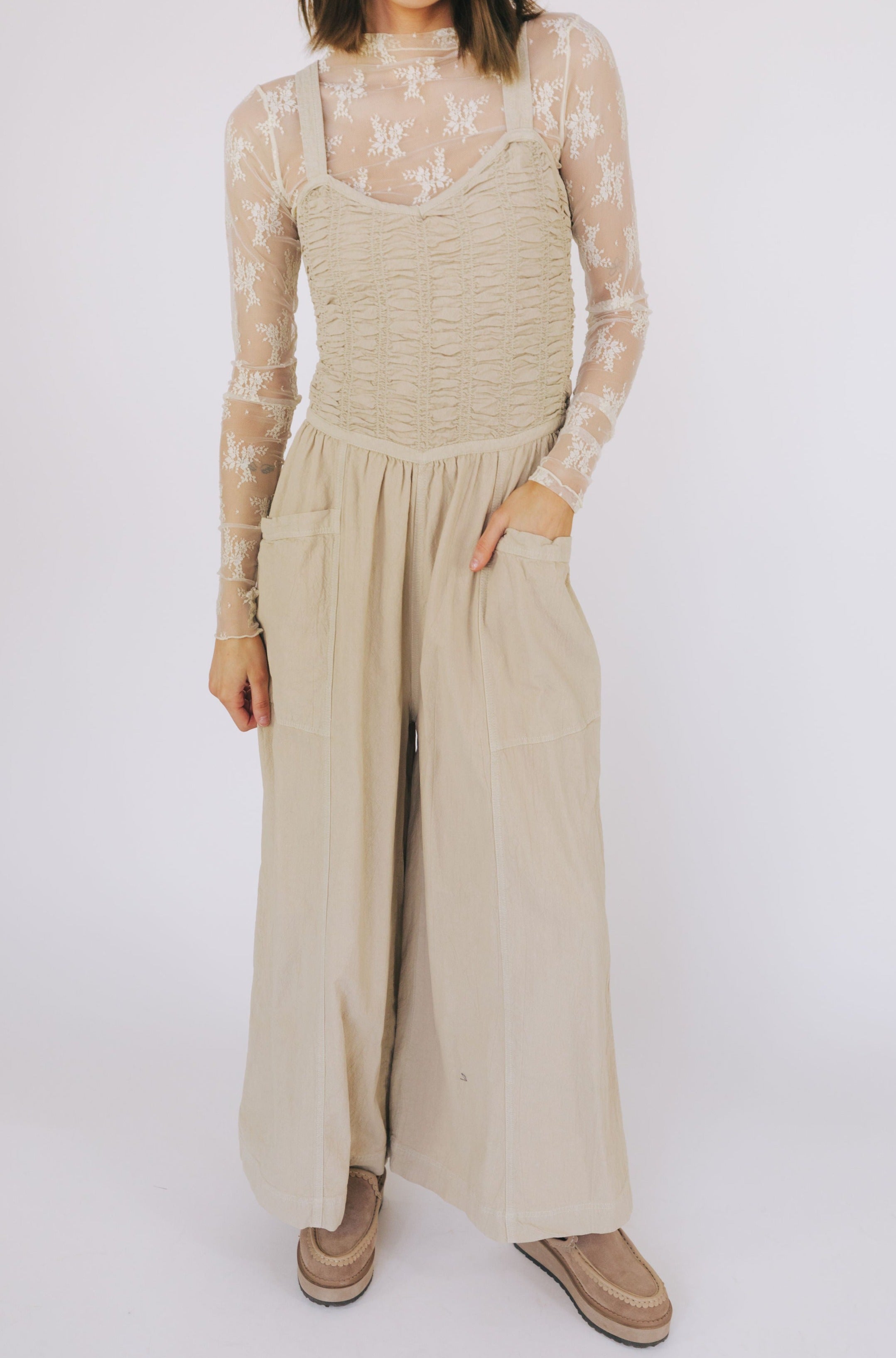 Free people wide leg jumpsuit online