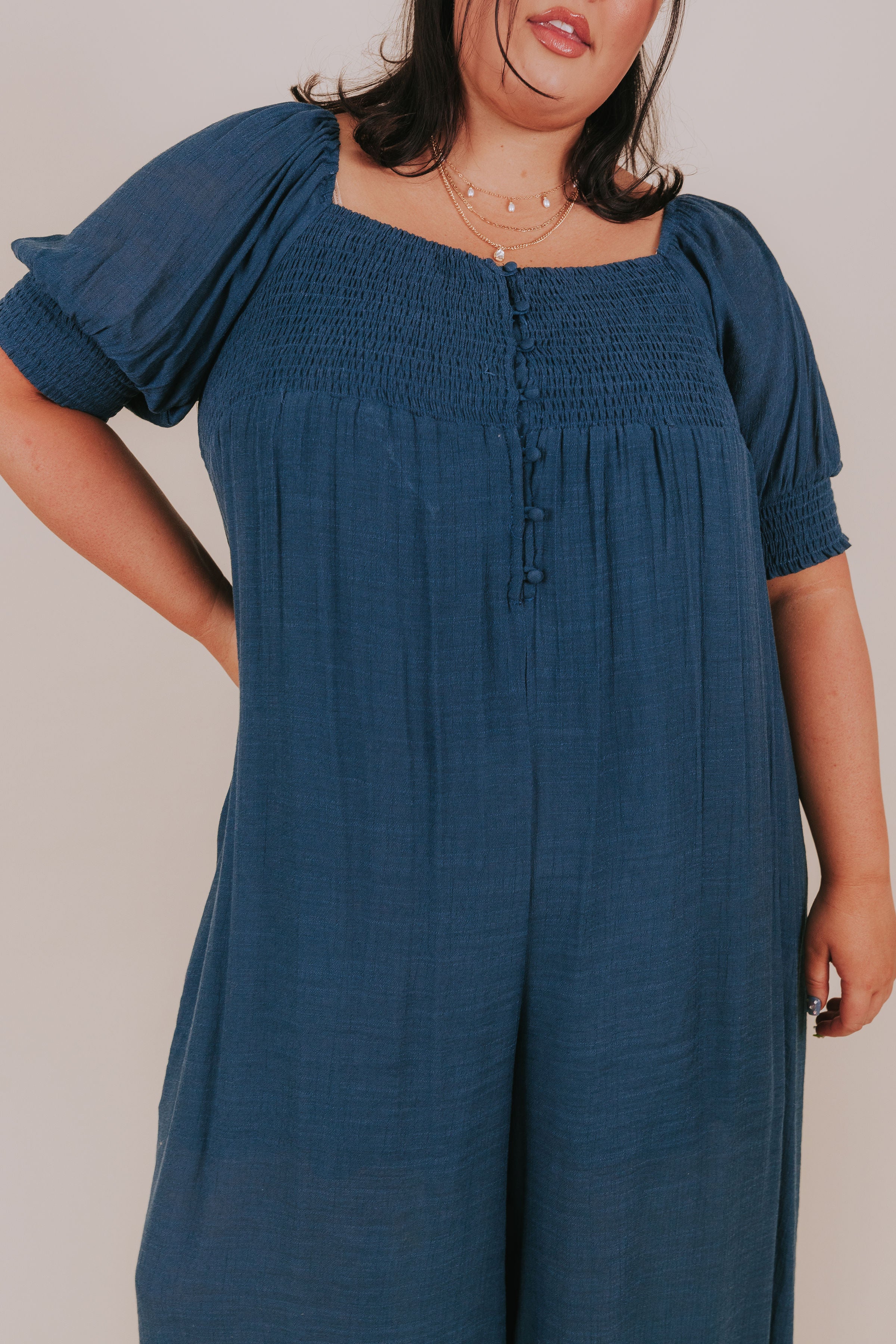 PLUS SIZE - Wavelength Jumpsuit