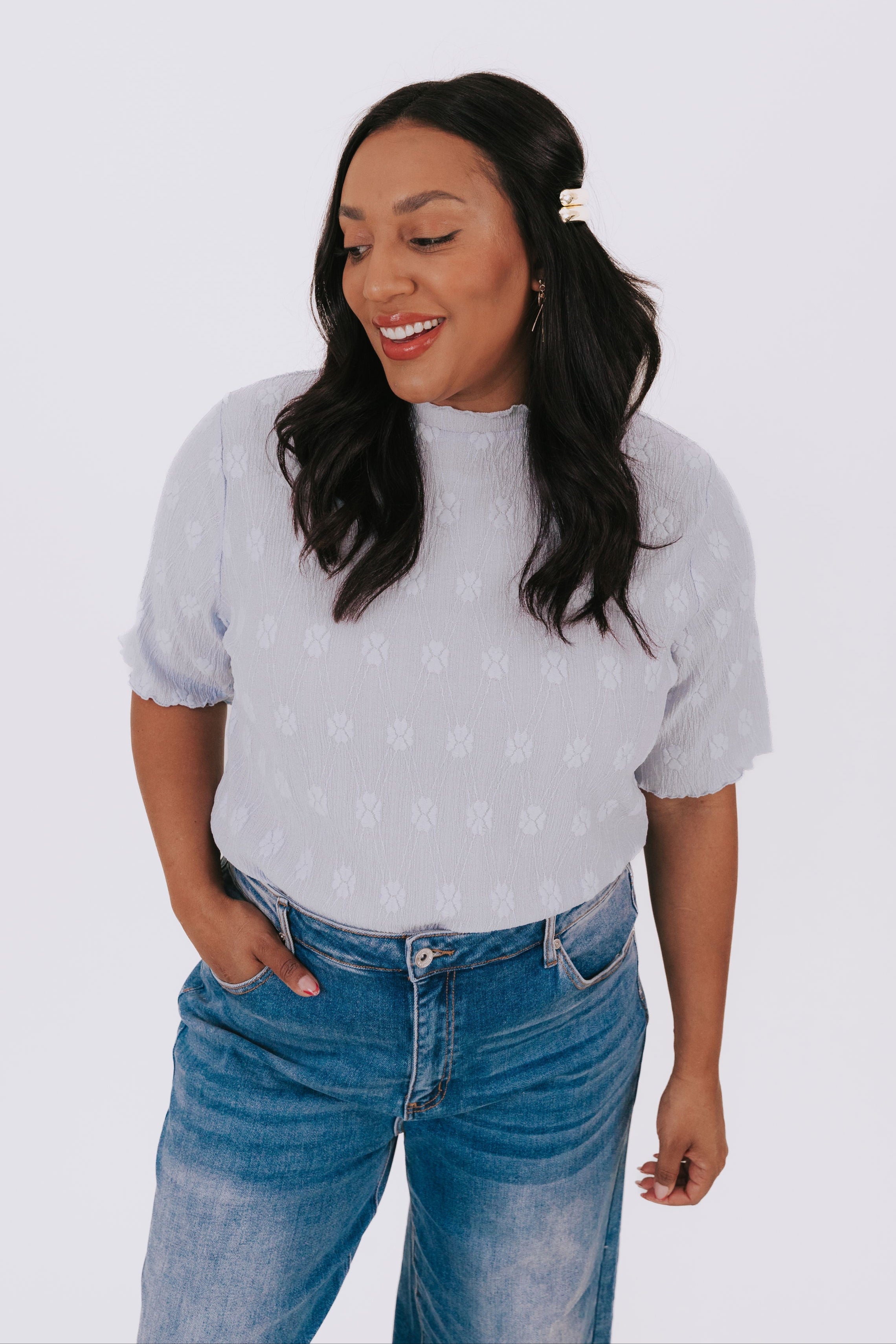 PLUS SIZE - Head In The Clouds Top