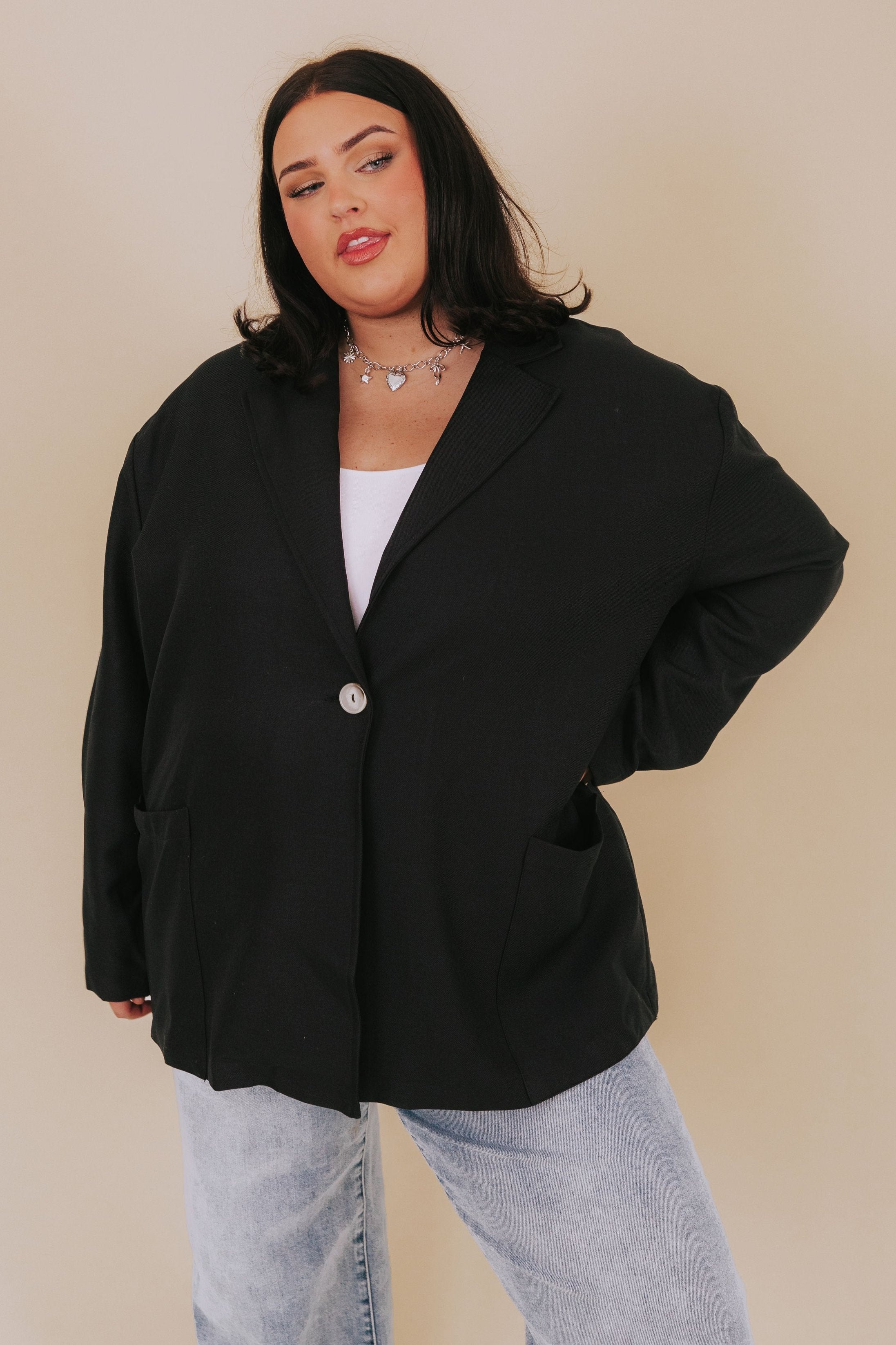 PLUS SIZE - Let Me In Jacket