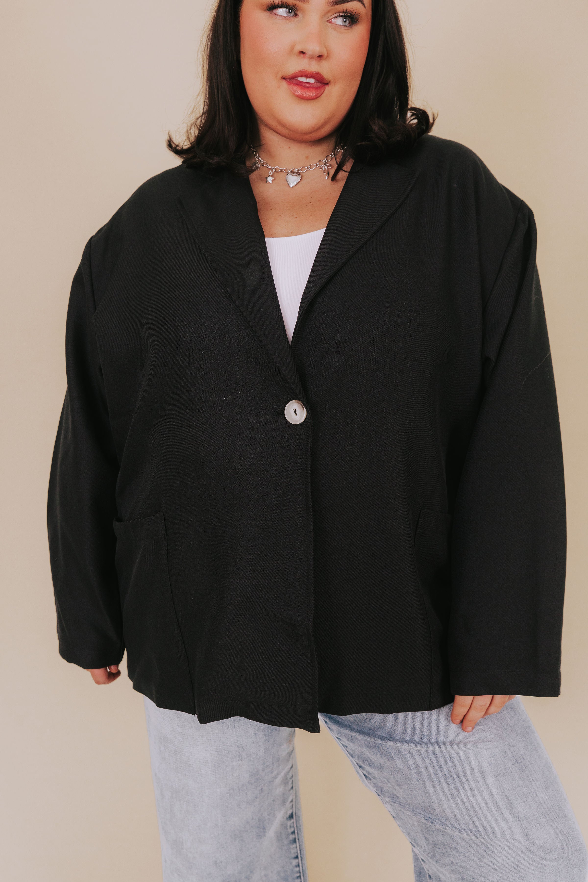 PLUS SIZE - Let Me In Jacket