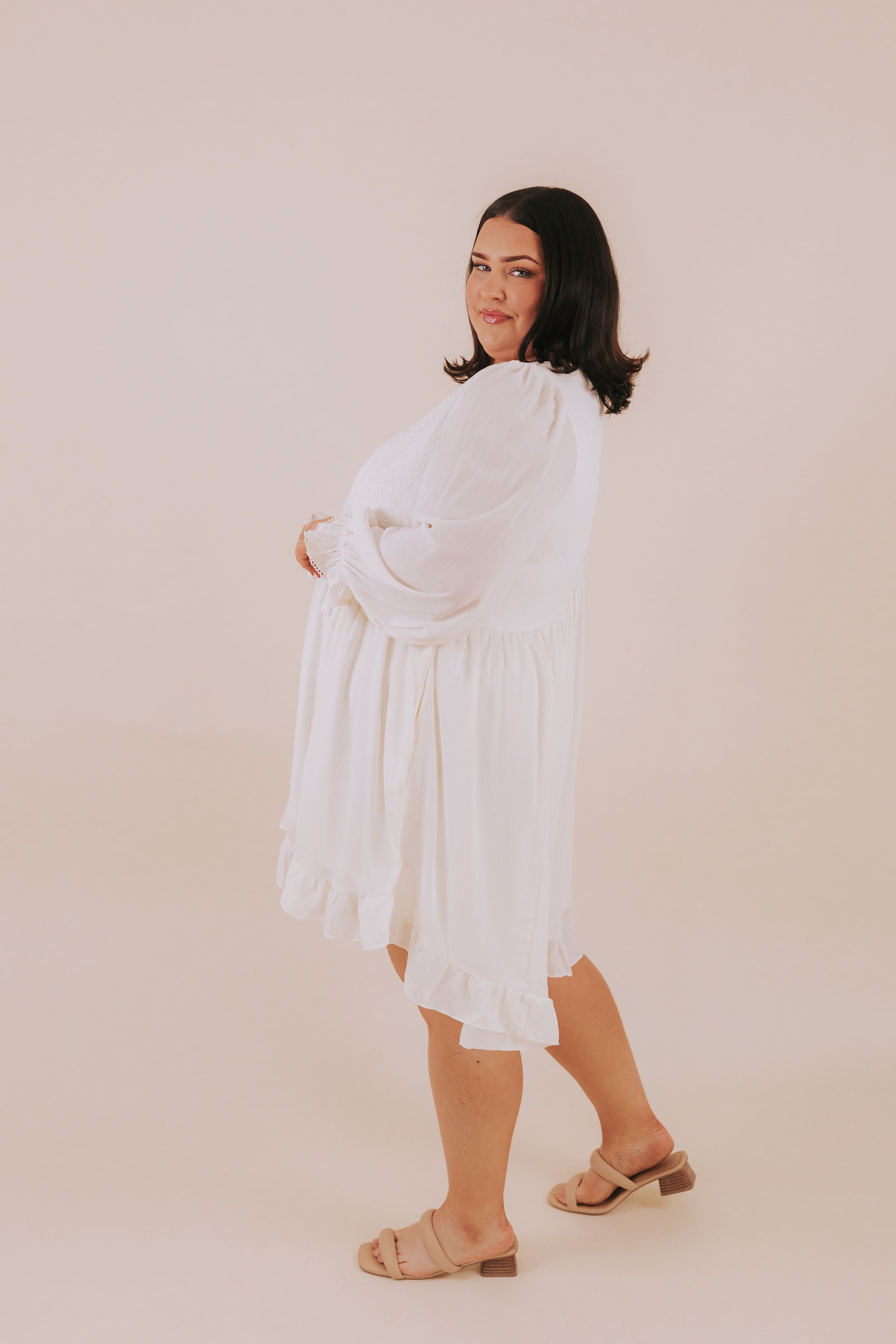 PLUS SIZE - Something Pure Dress