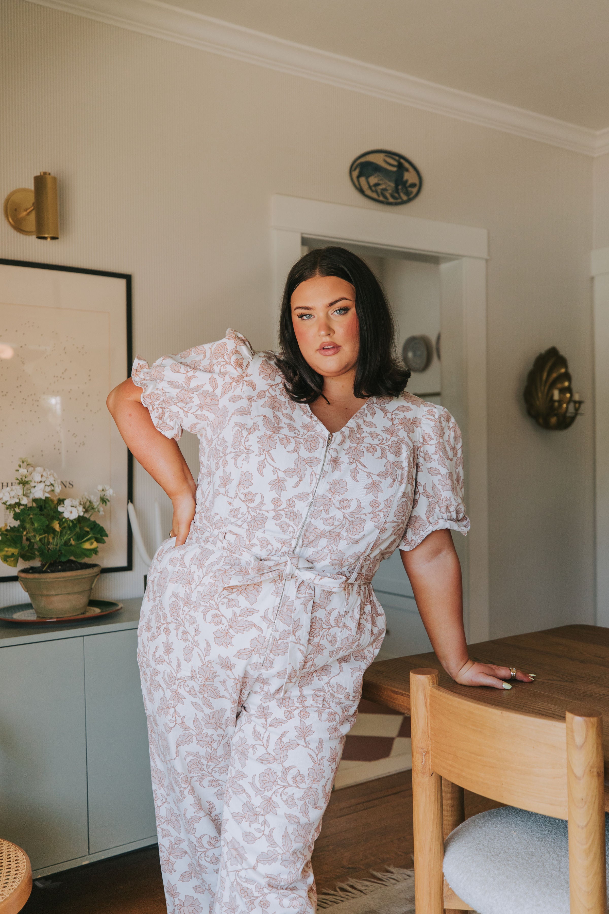 PLUS SIZE - On Wednesdays We Wear Pink Jumpsuit