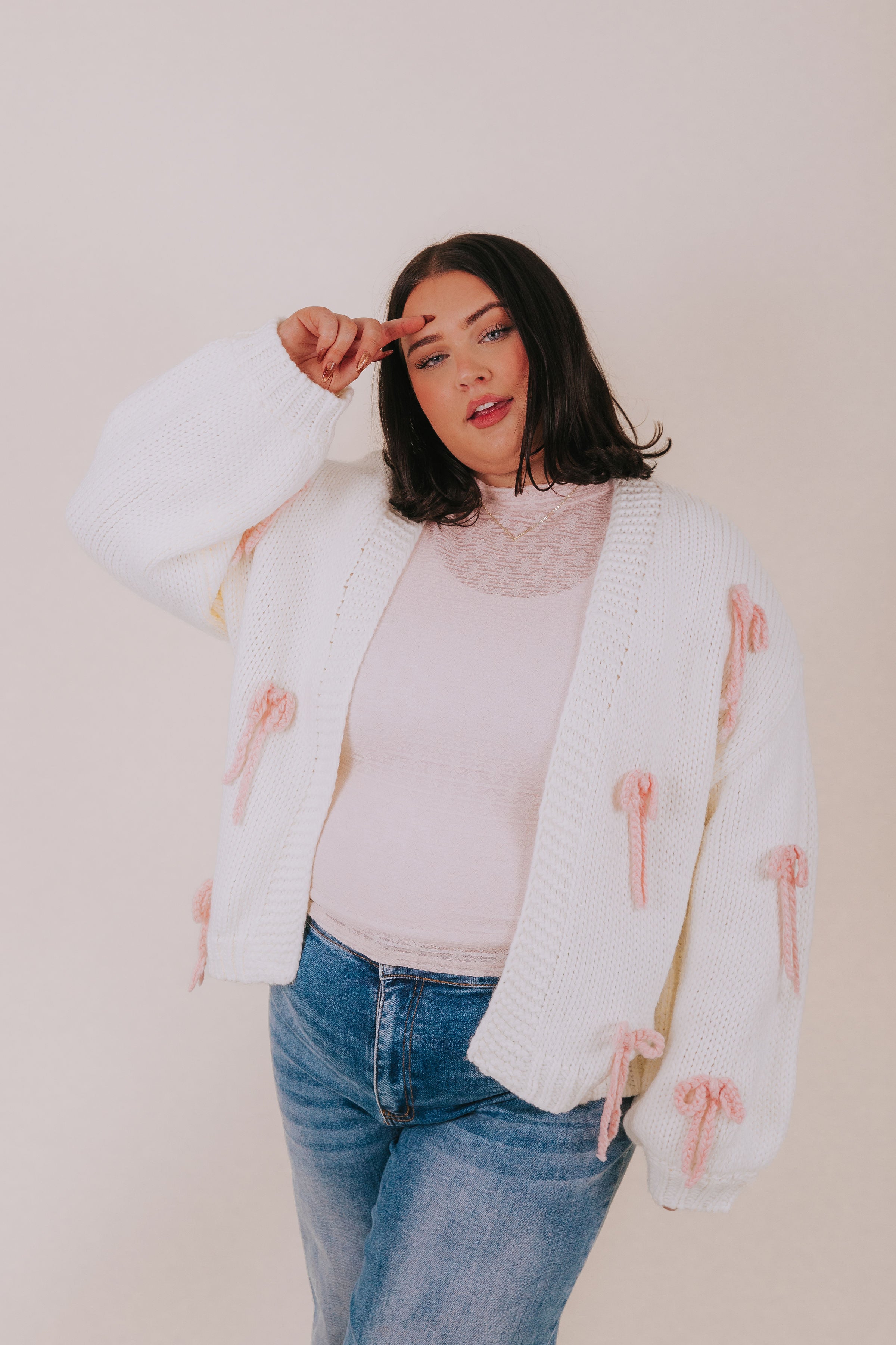 PLUS SIZE - Give Her Hope Cardigan