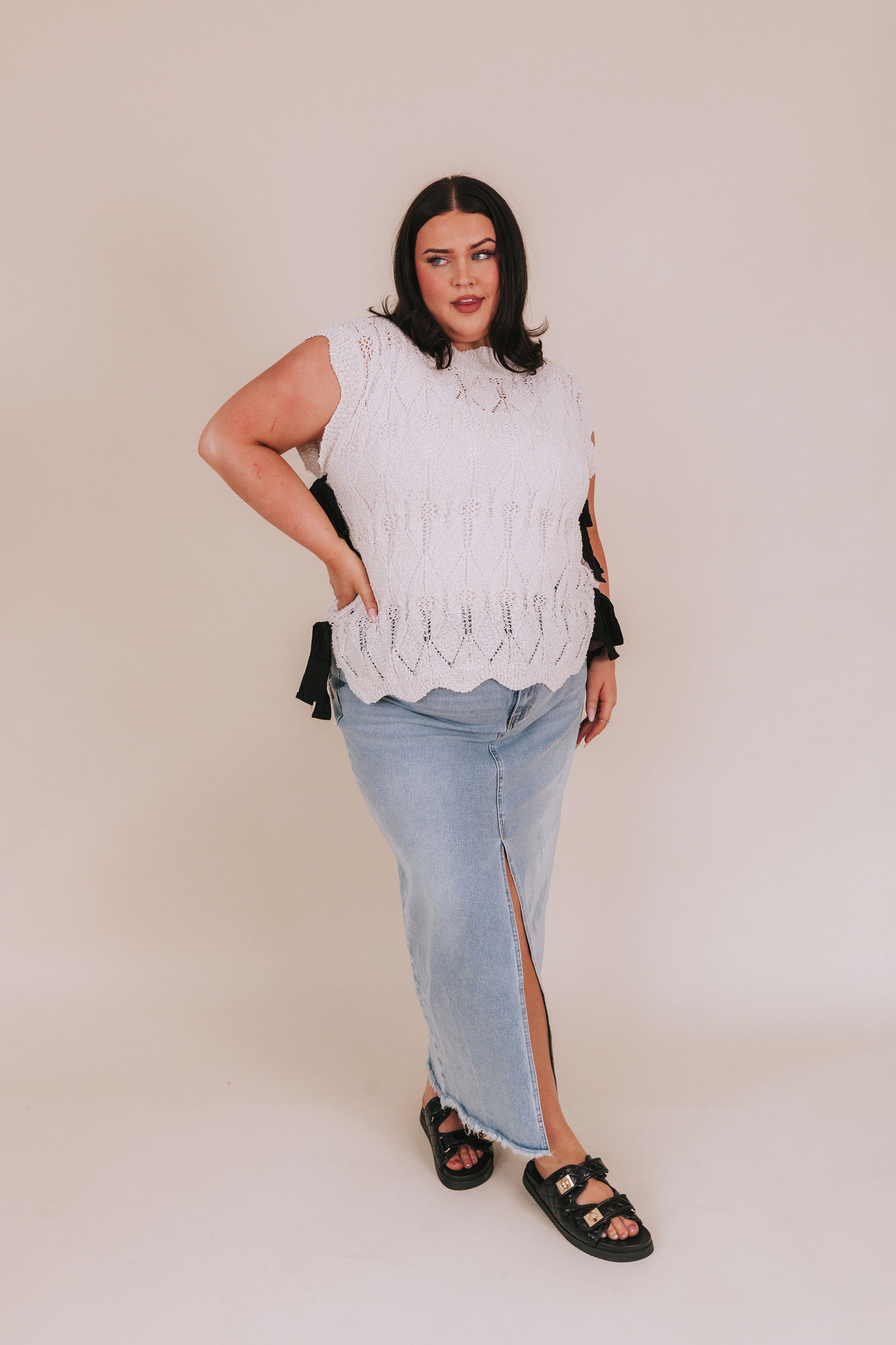 PLUS SIZE - Let It Be Skirt