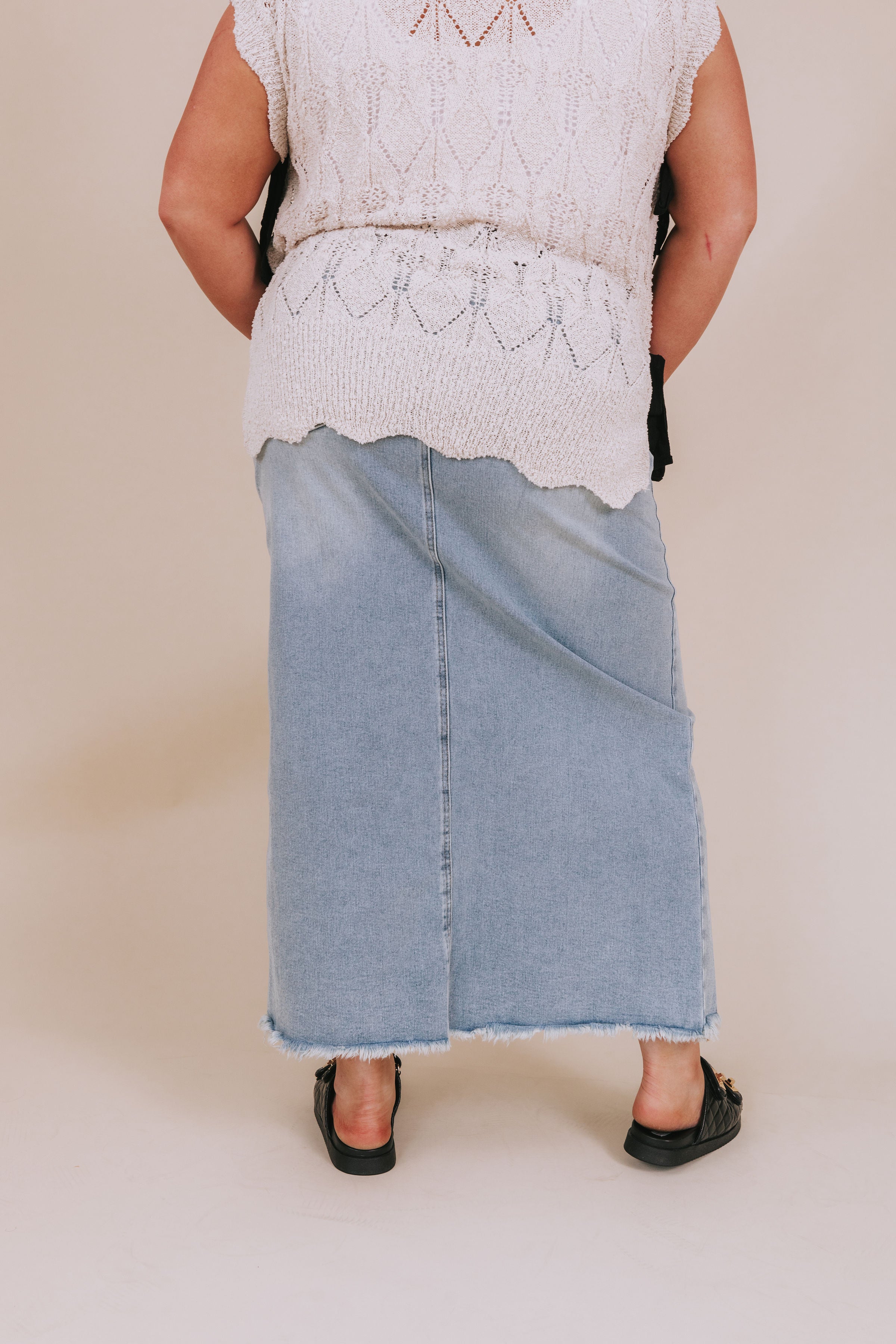 PLUS SIZE - Let It Be Skirt