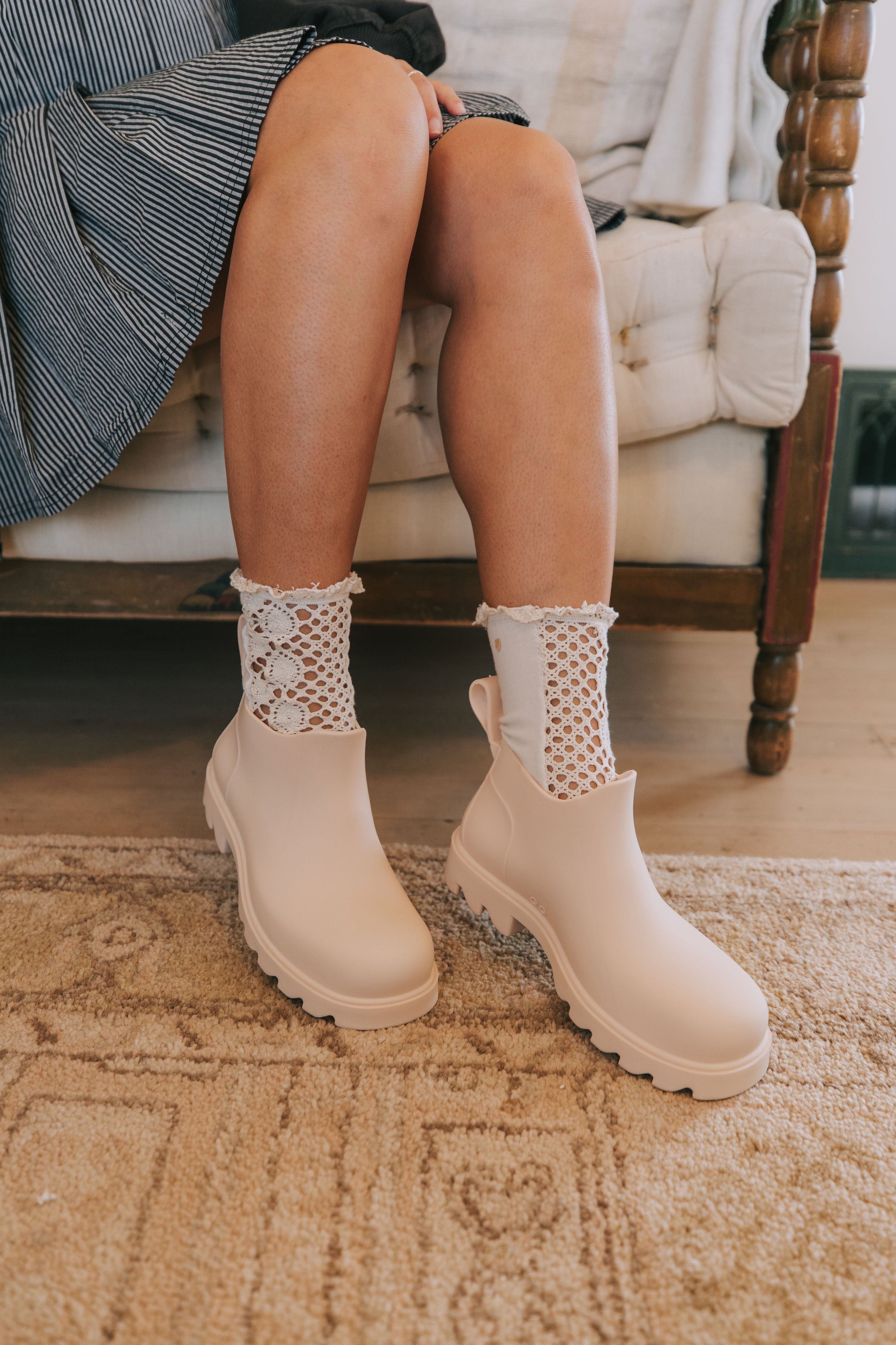 Low ankle rain boots online