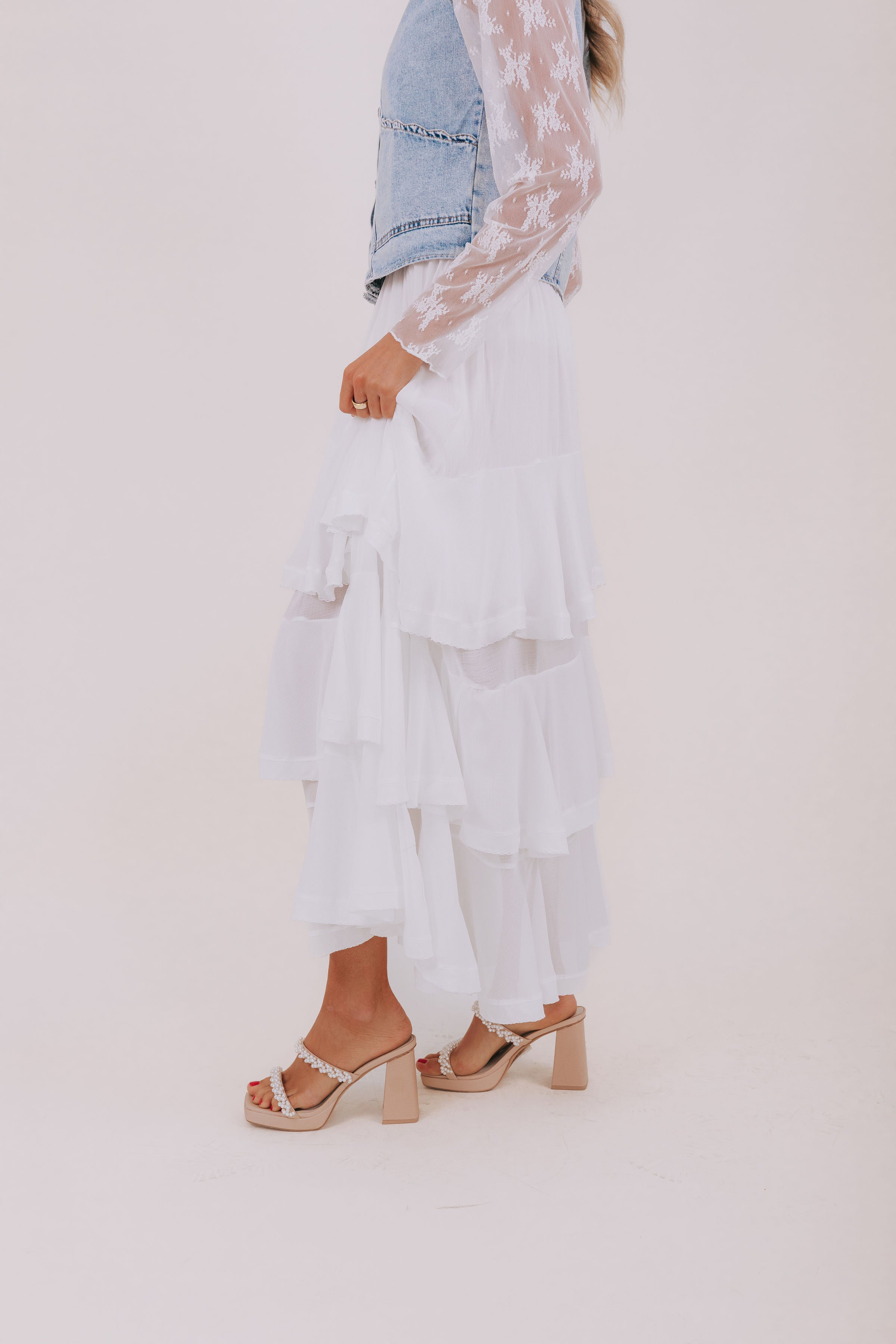 FREE PEOPLE - Clementine Maxi Skirt