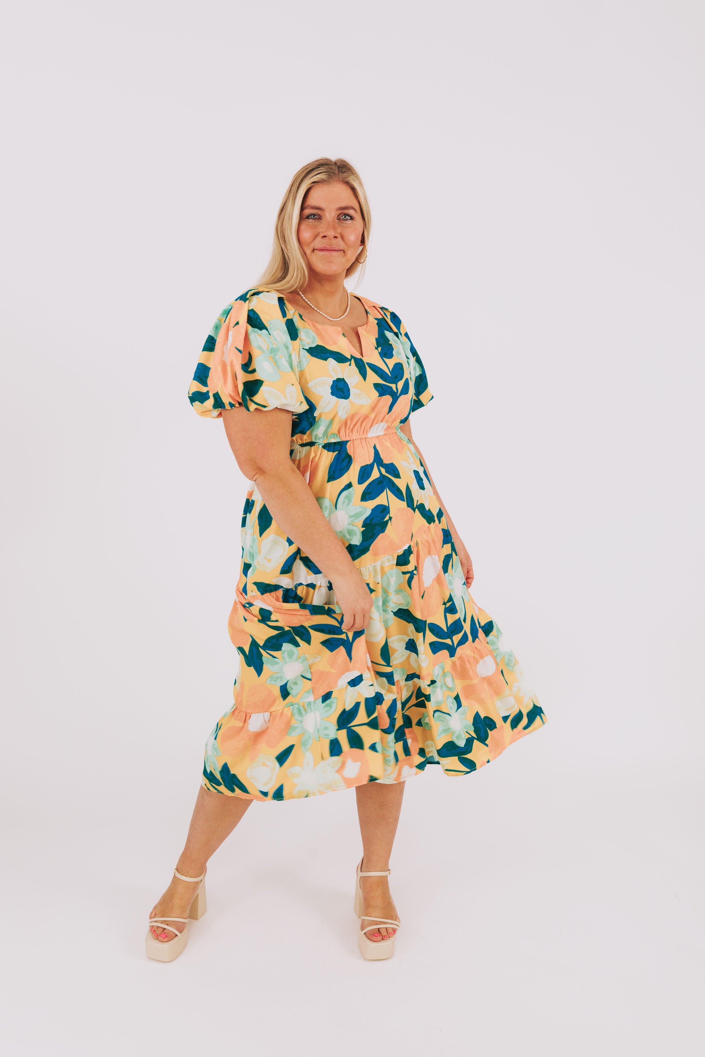 PLUS SIZE - Open Skies Dress