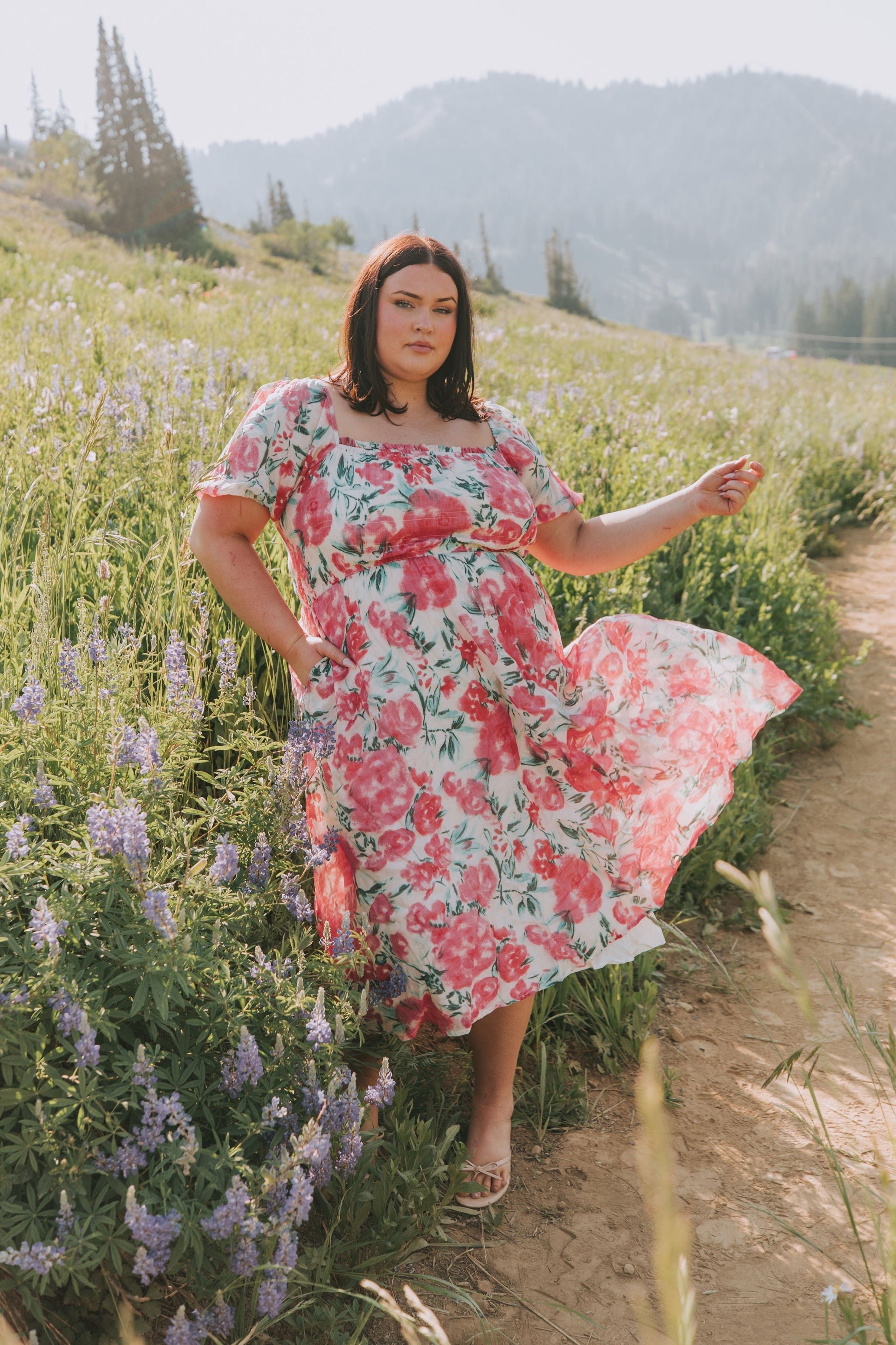 PLUS SIZE - Paint Away Dress