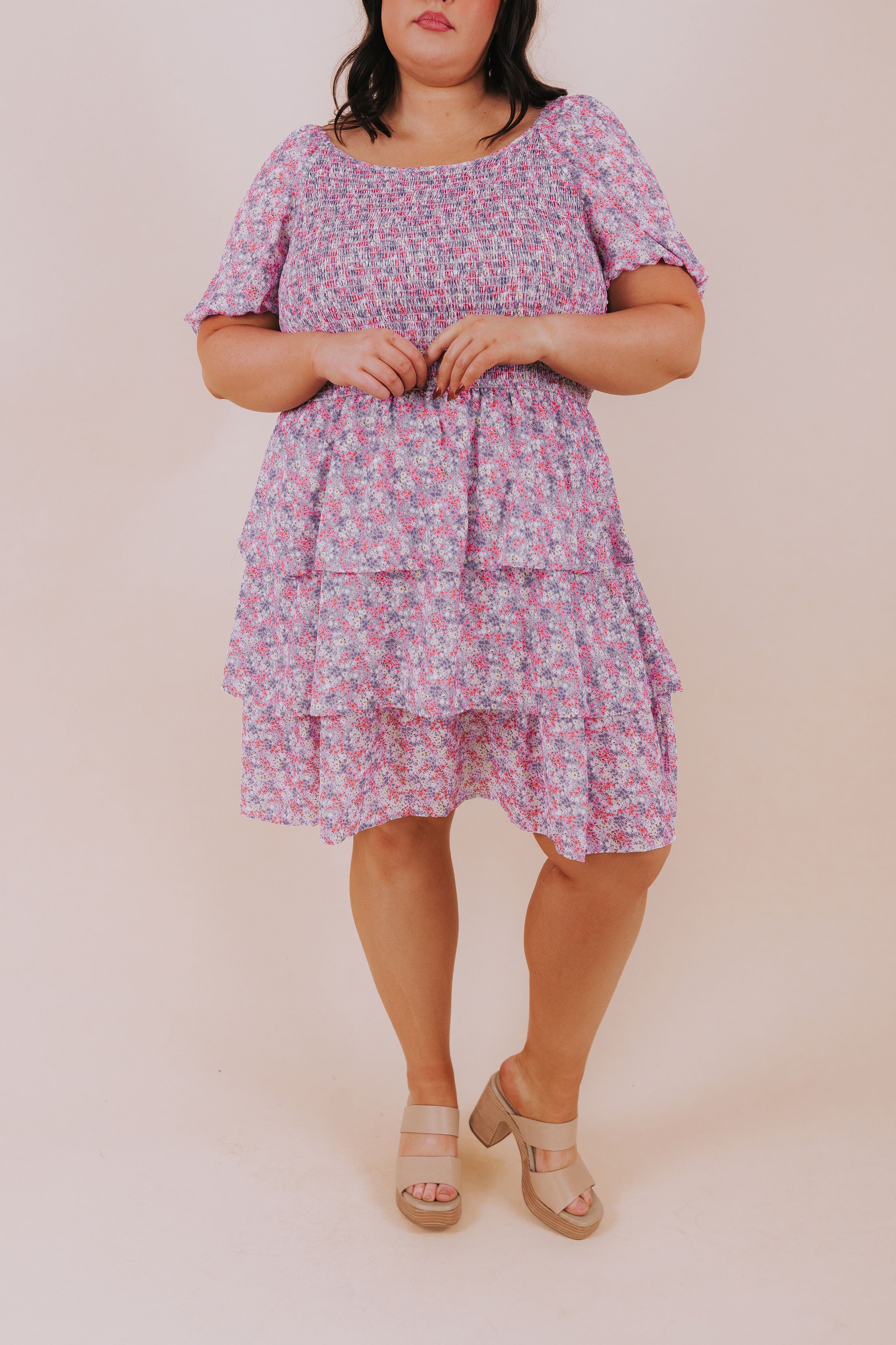 PLUS SIZE - Wildflower Fields Dress