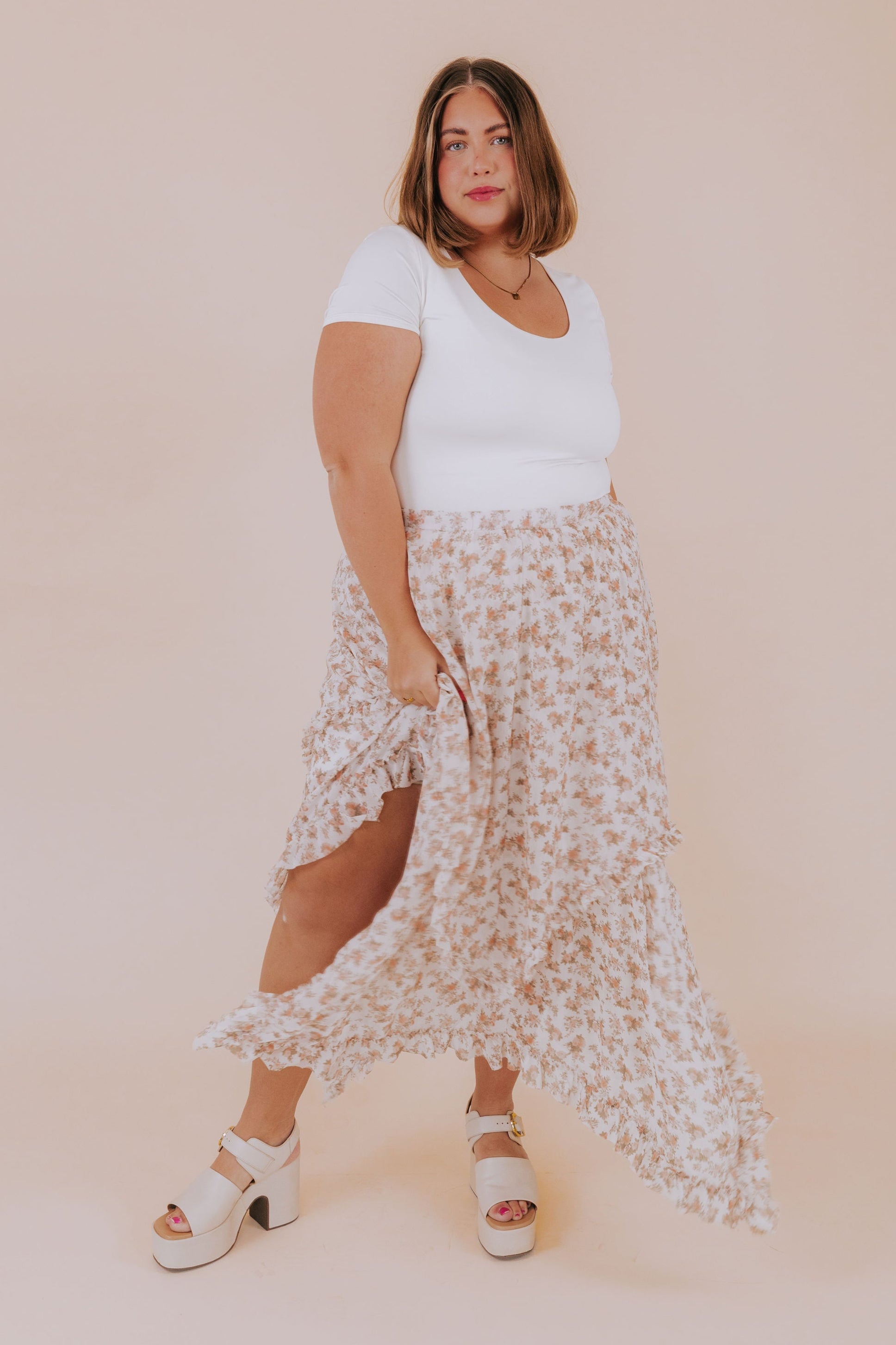 PLUS SIZE - Feeling Alive Skirt