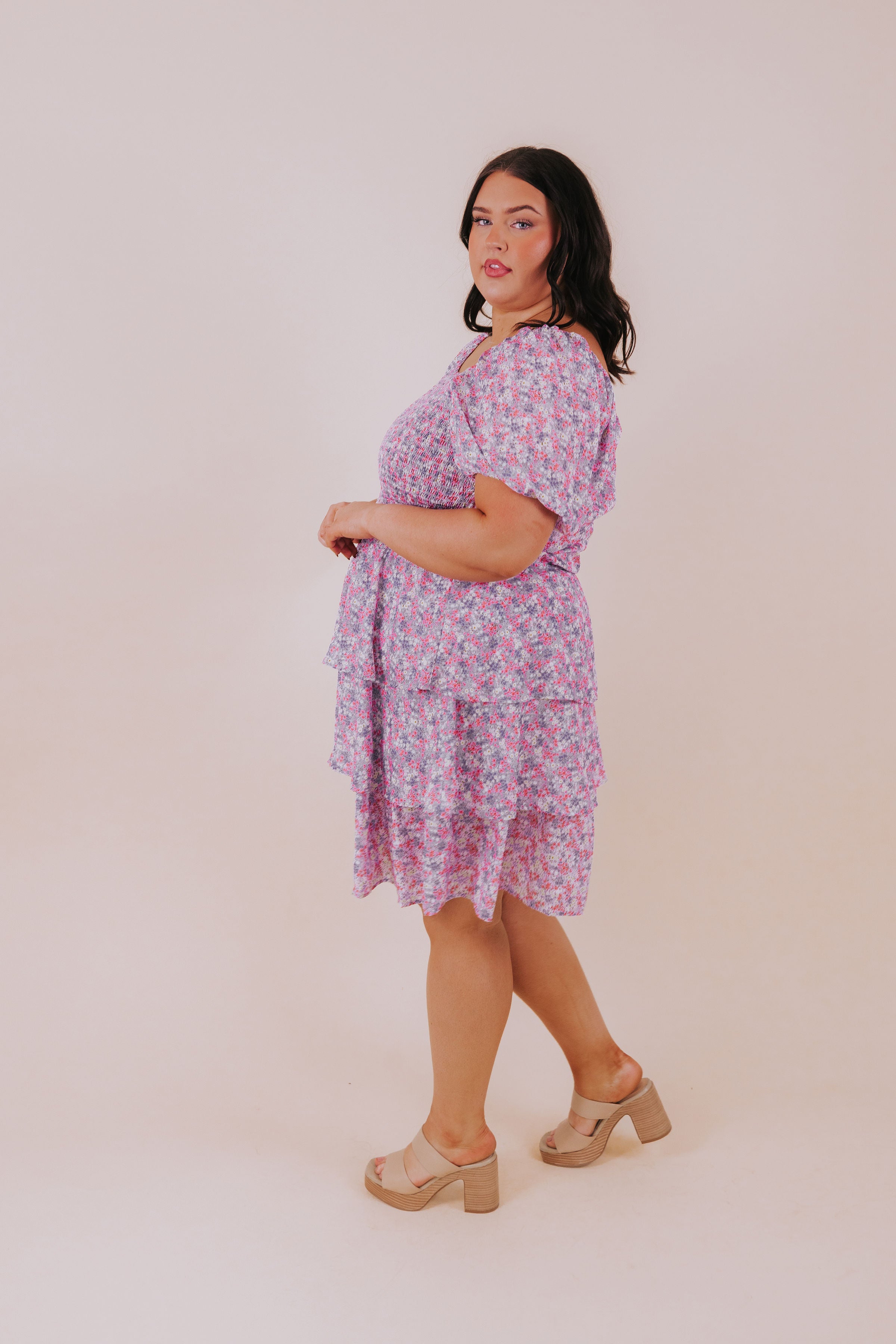 PLUS SIZE - Wildflower Fields Dress