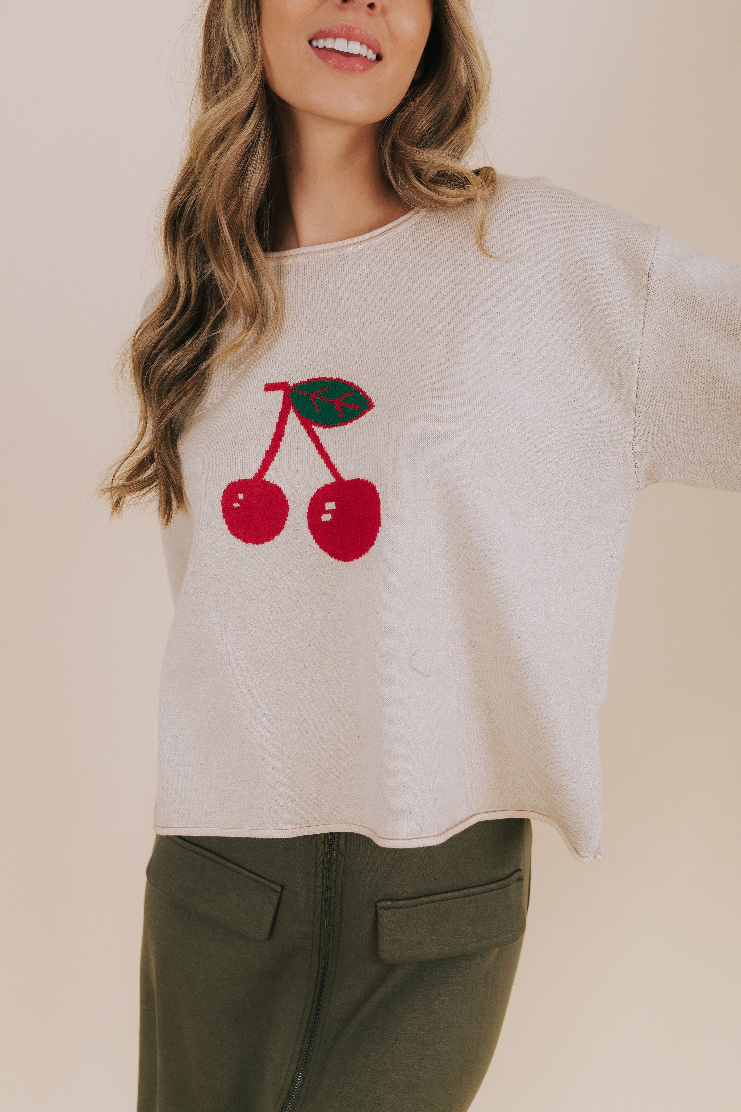 Sweet Cherry Sweater