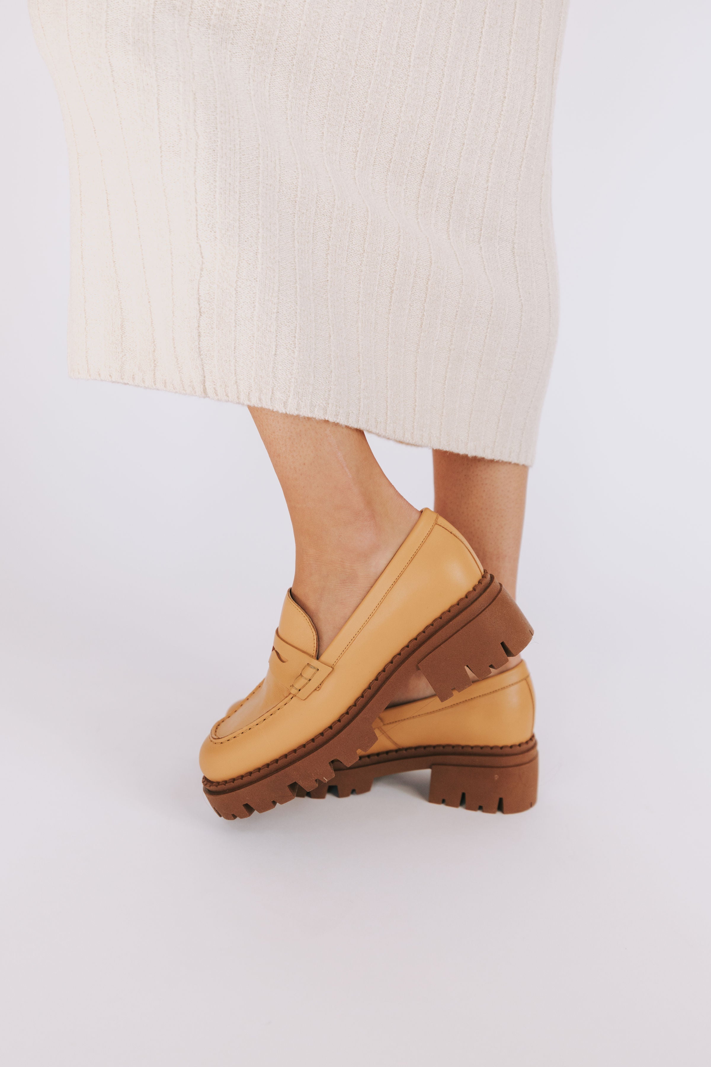 FREE PEOPLE - Lyra Lug Sole Loafers