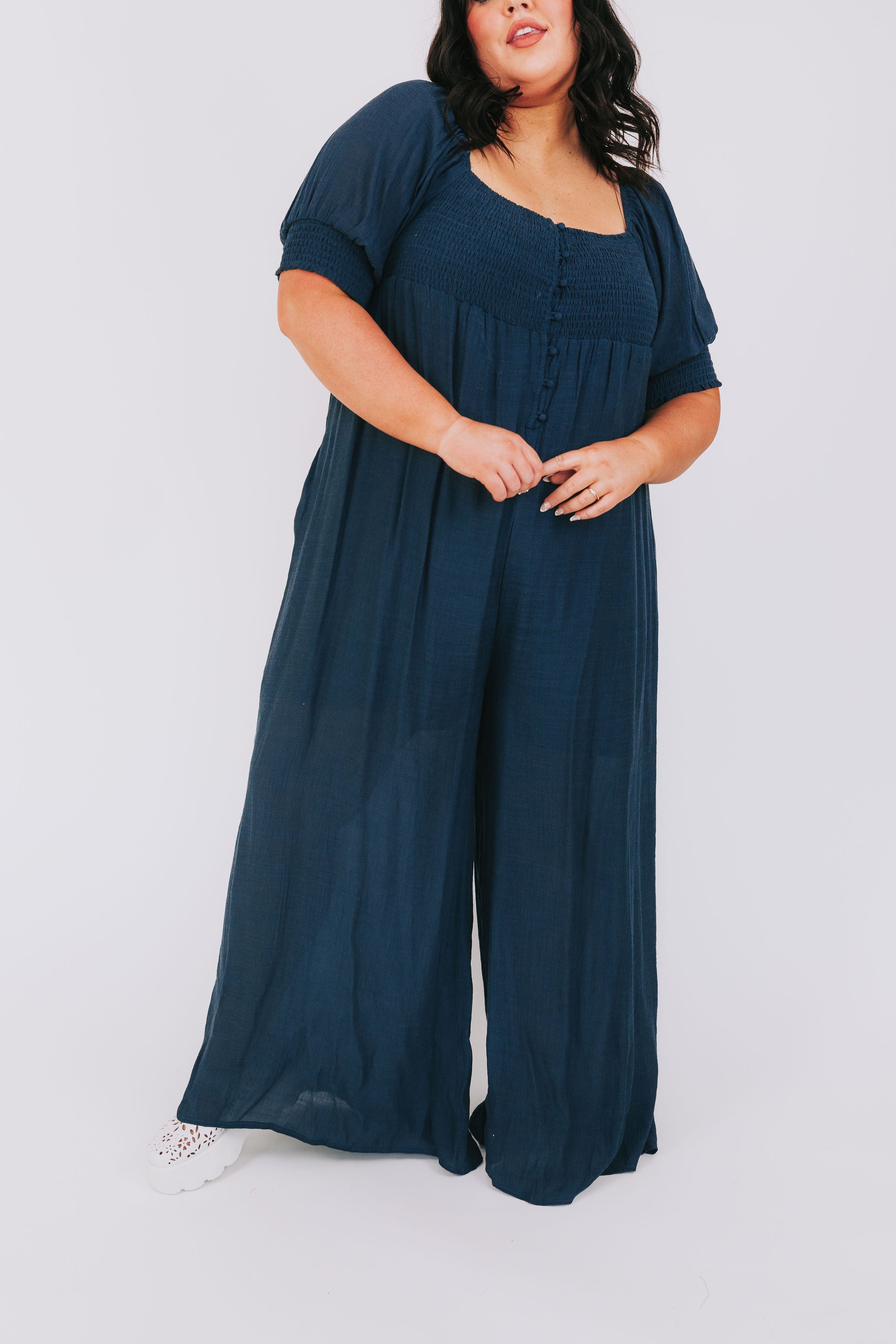 PLUS SIZE - Wavelength Jumpsuit