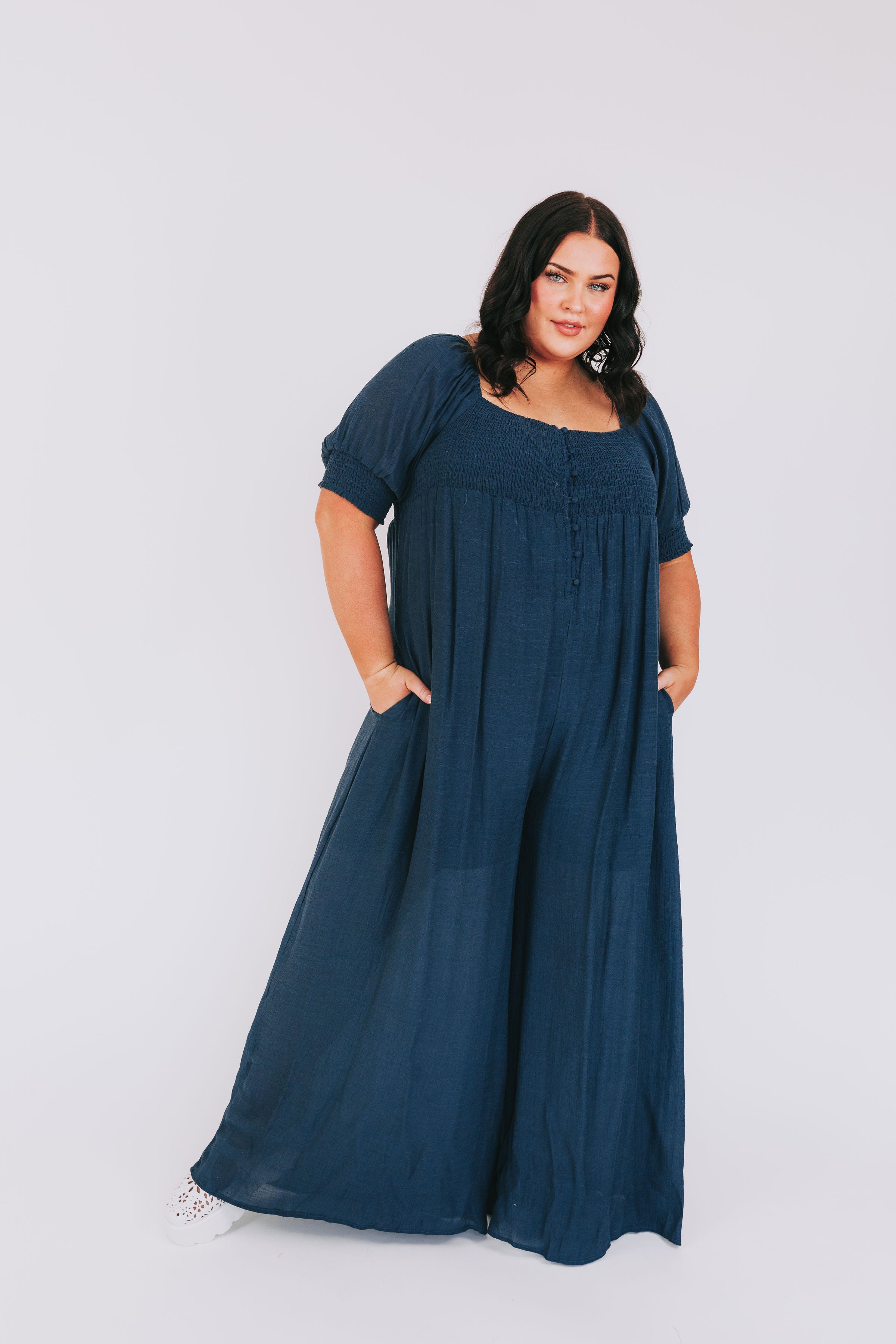 PLUS SIZE - Wavelength Jumpsuit