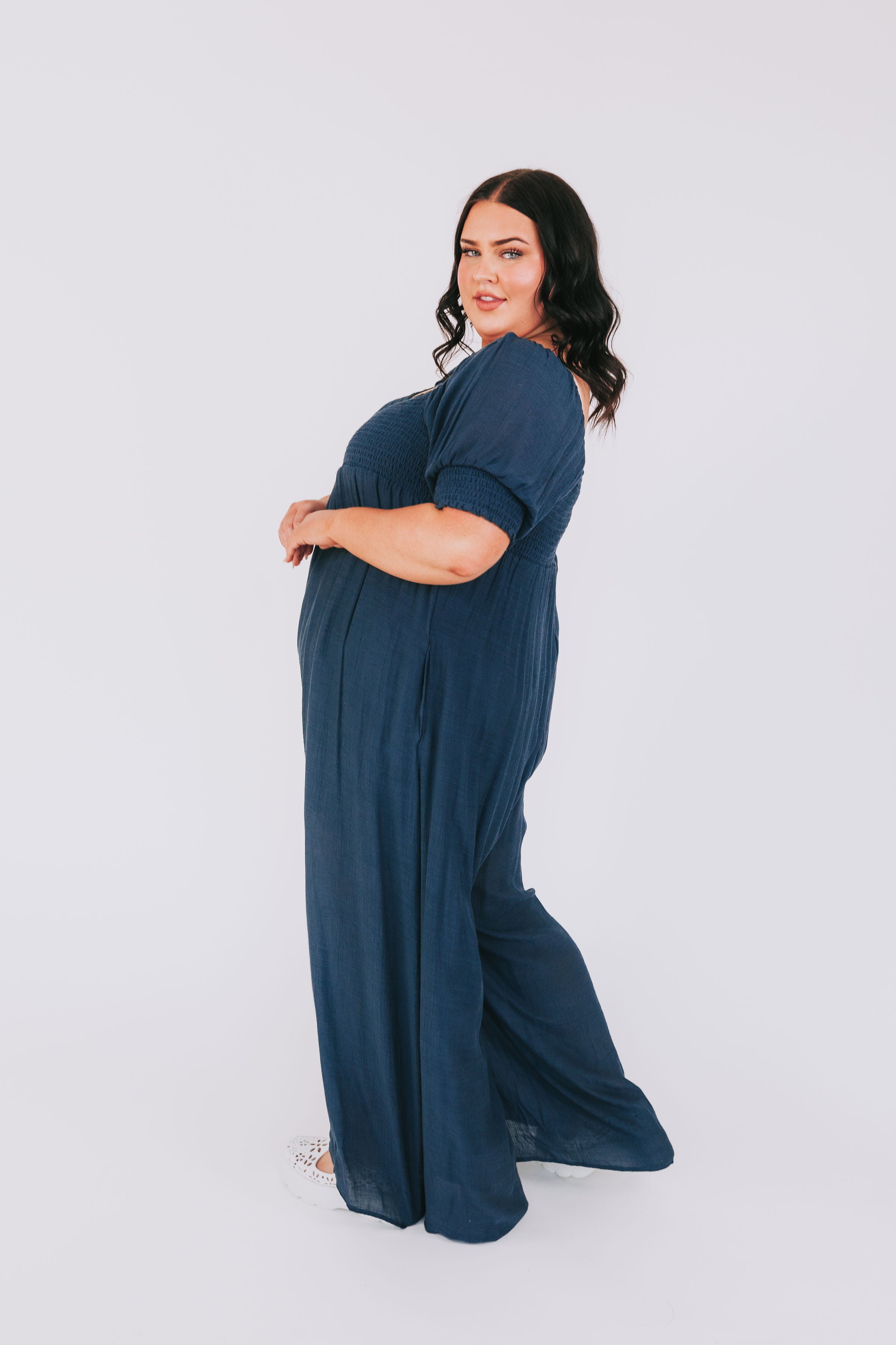 PLUS SIZE - Wavelength Jumpsuit