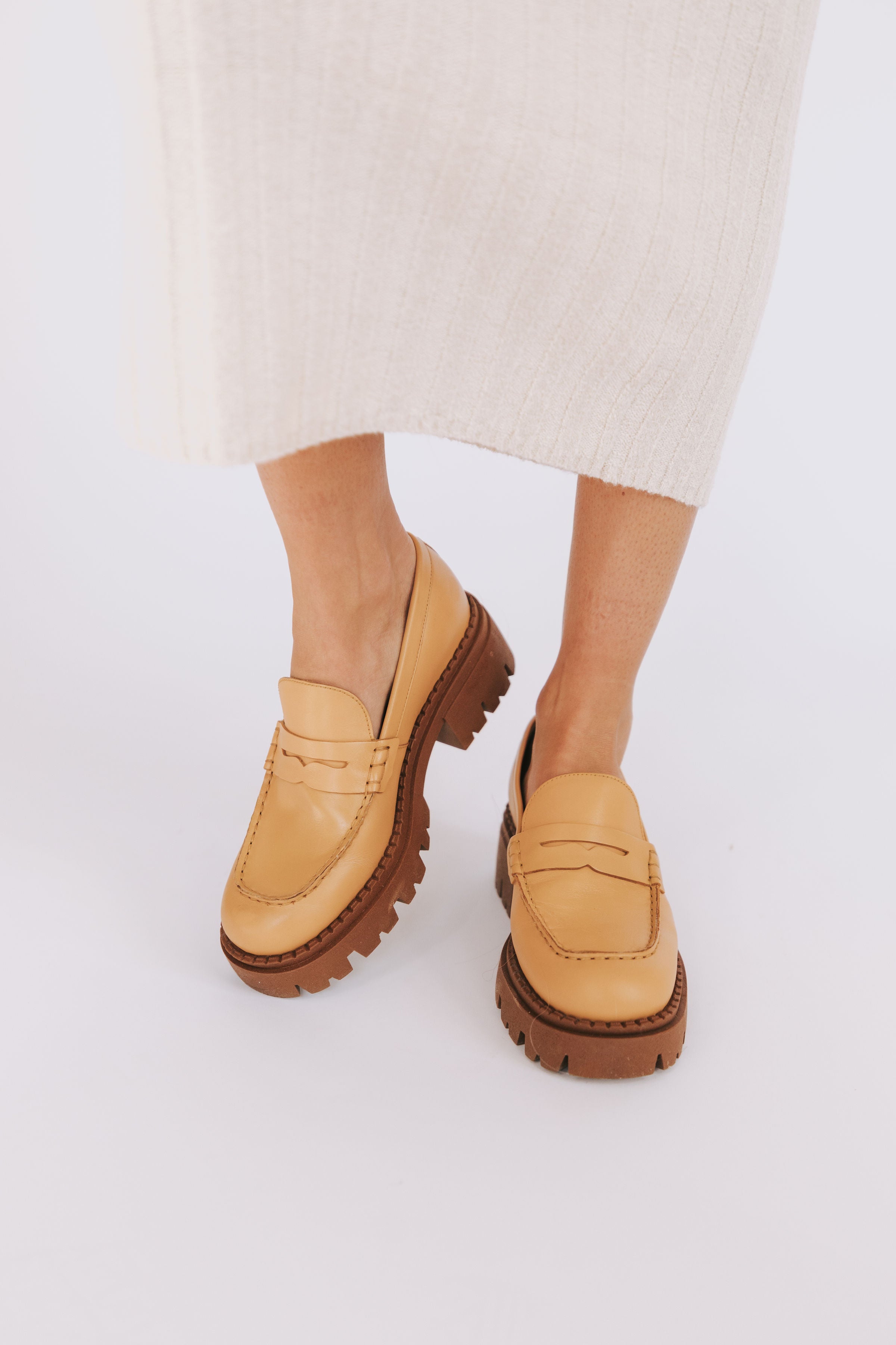 FREE PEOPLE - Lyra Lug Sole Loafers