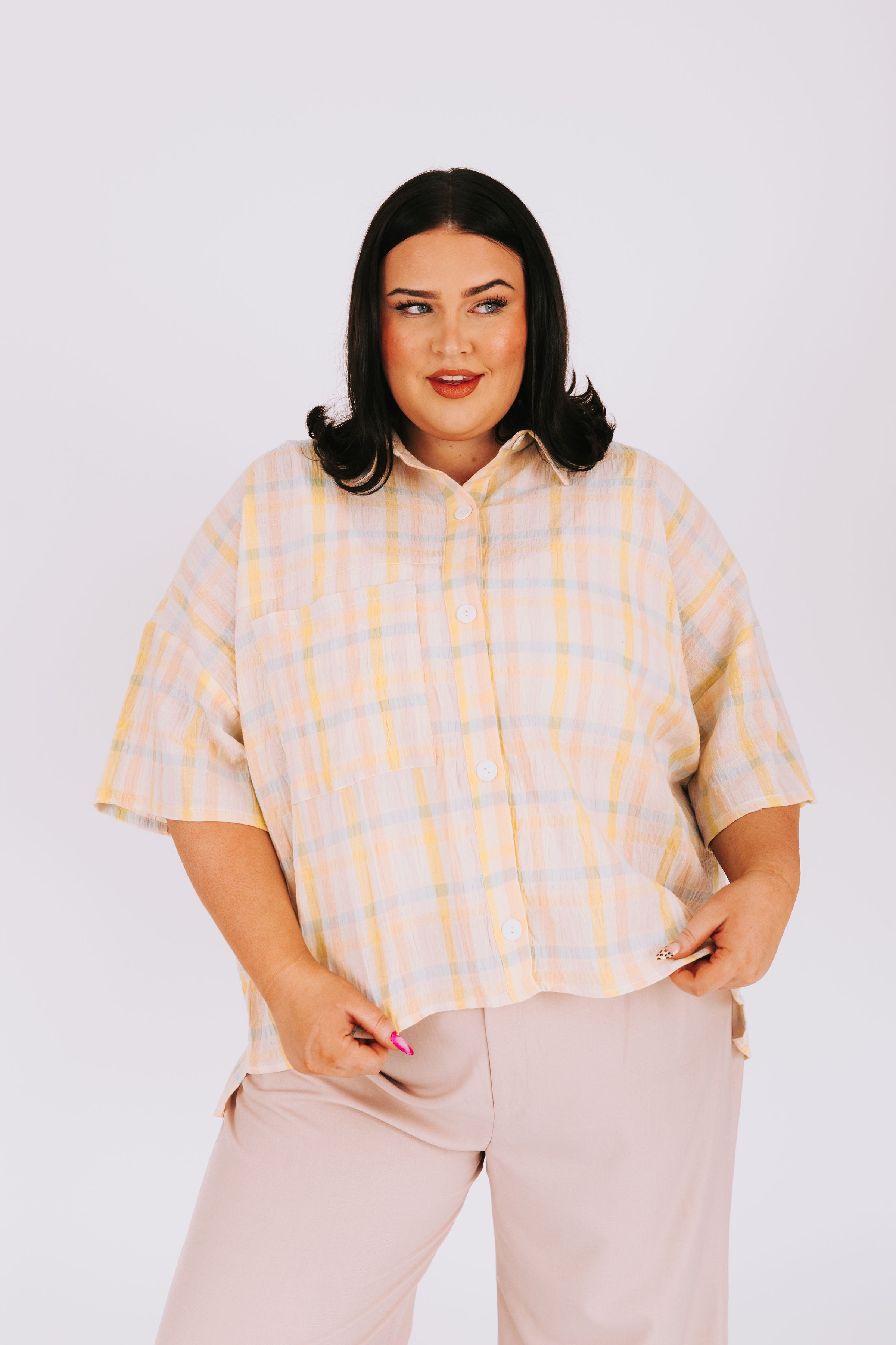 PLUS SIZE - Spring Day Top