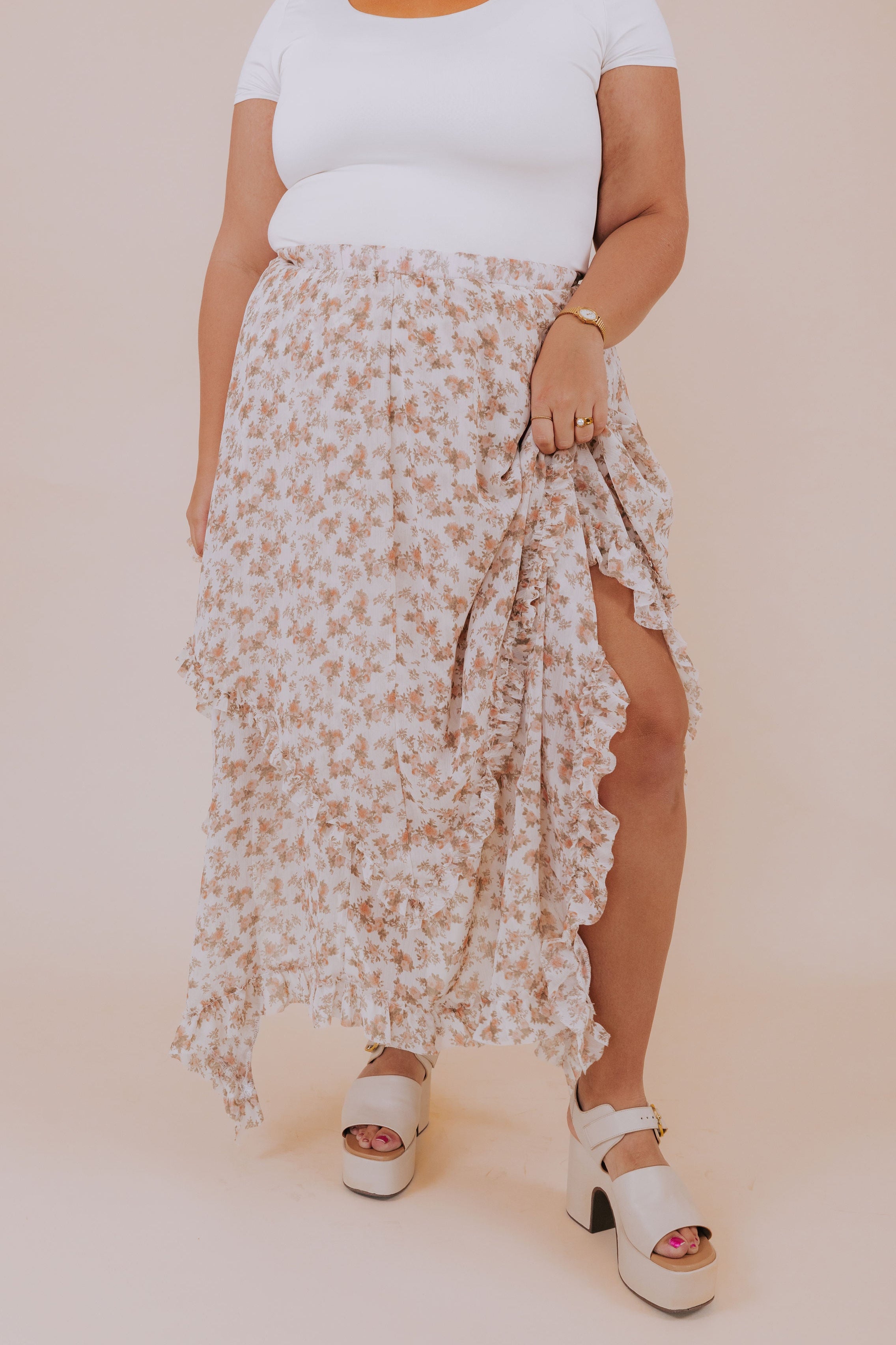 PLUS SIZE - Feeling Alive Skirt