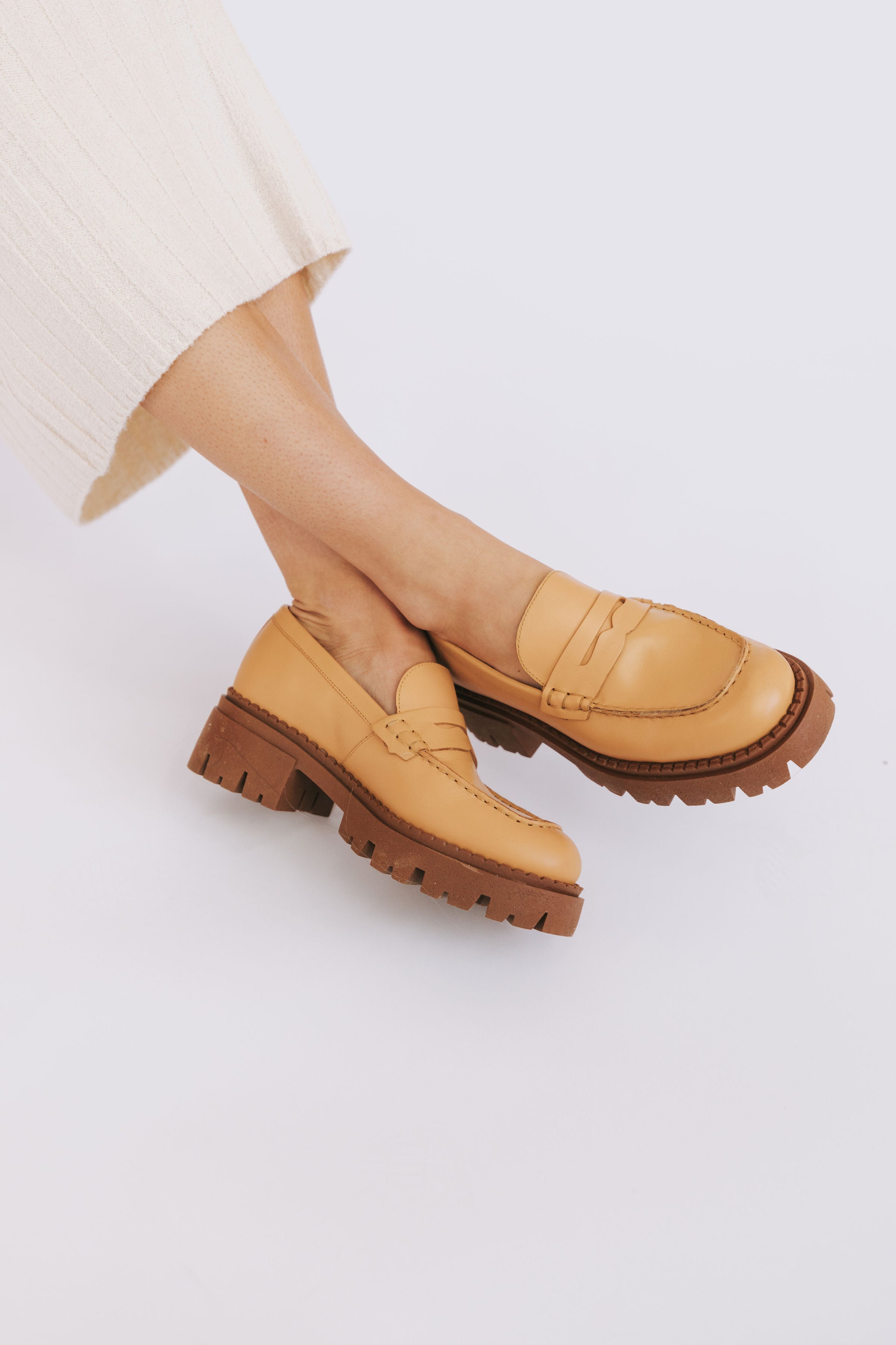 FREE PEOPLE - Lyra Lug Sole Loafers