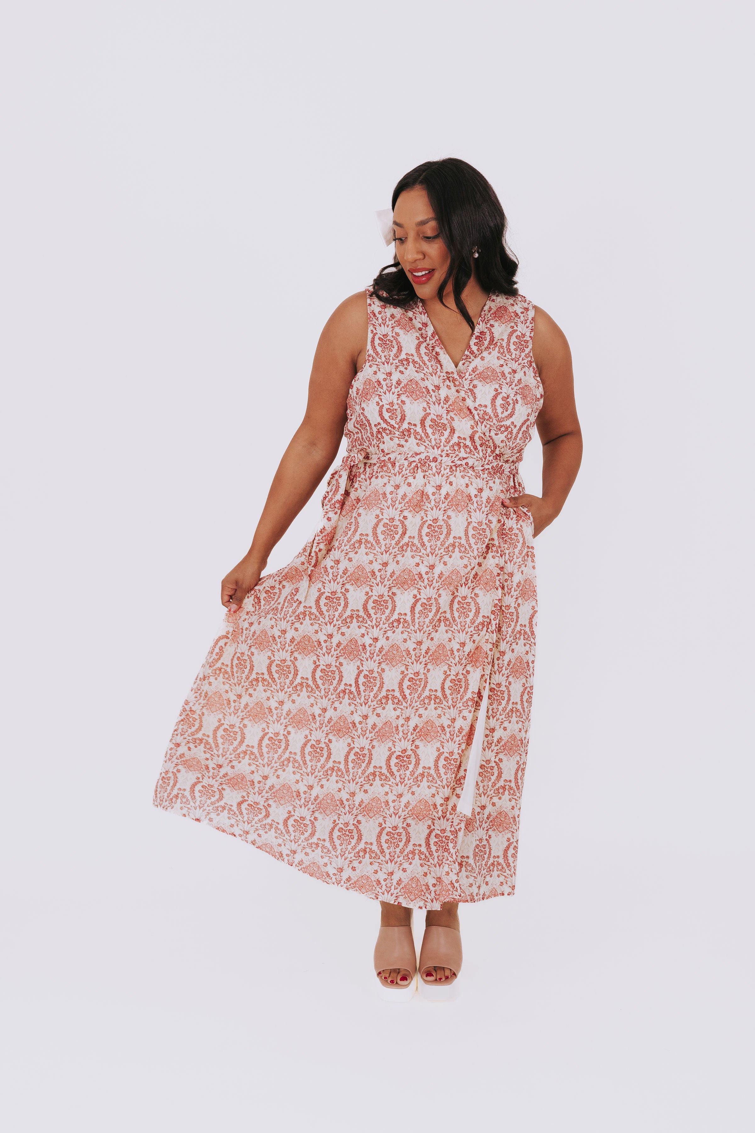 PLUS SIZE - Burning Love Letters Dress