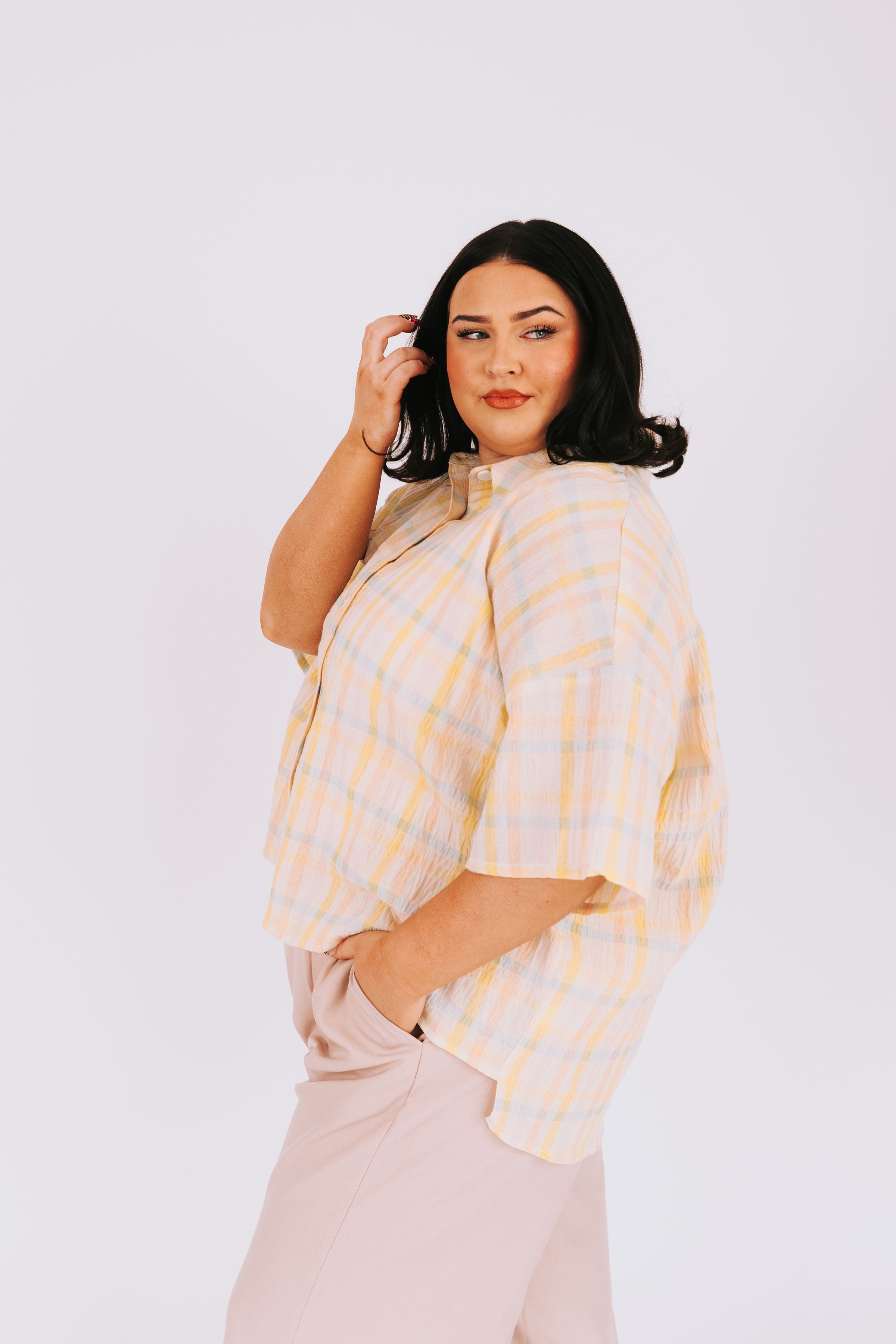 PLUS SIZE - Spring Day Top